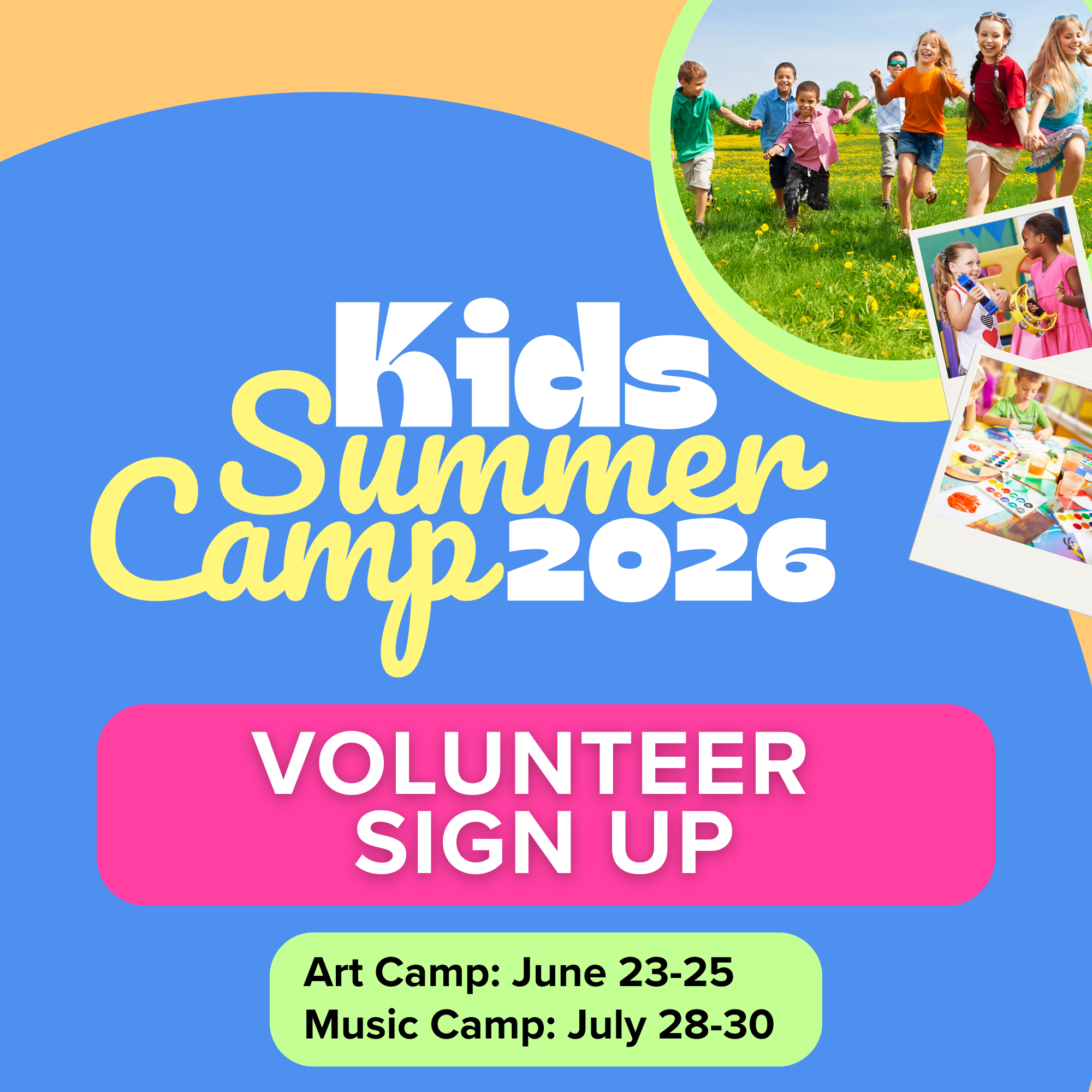 Summer Camp Volunteer Sign Up