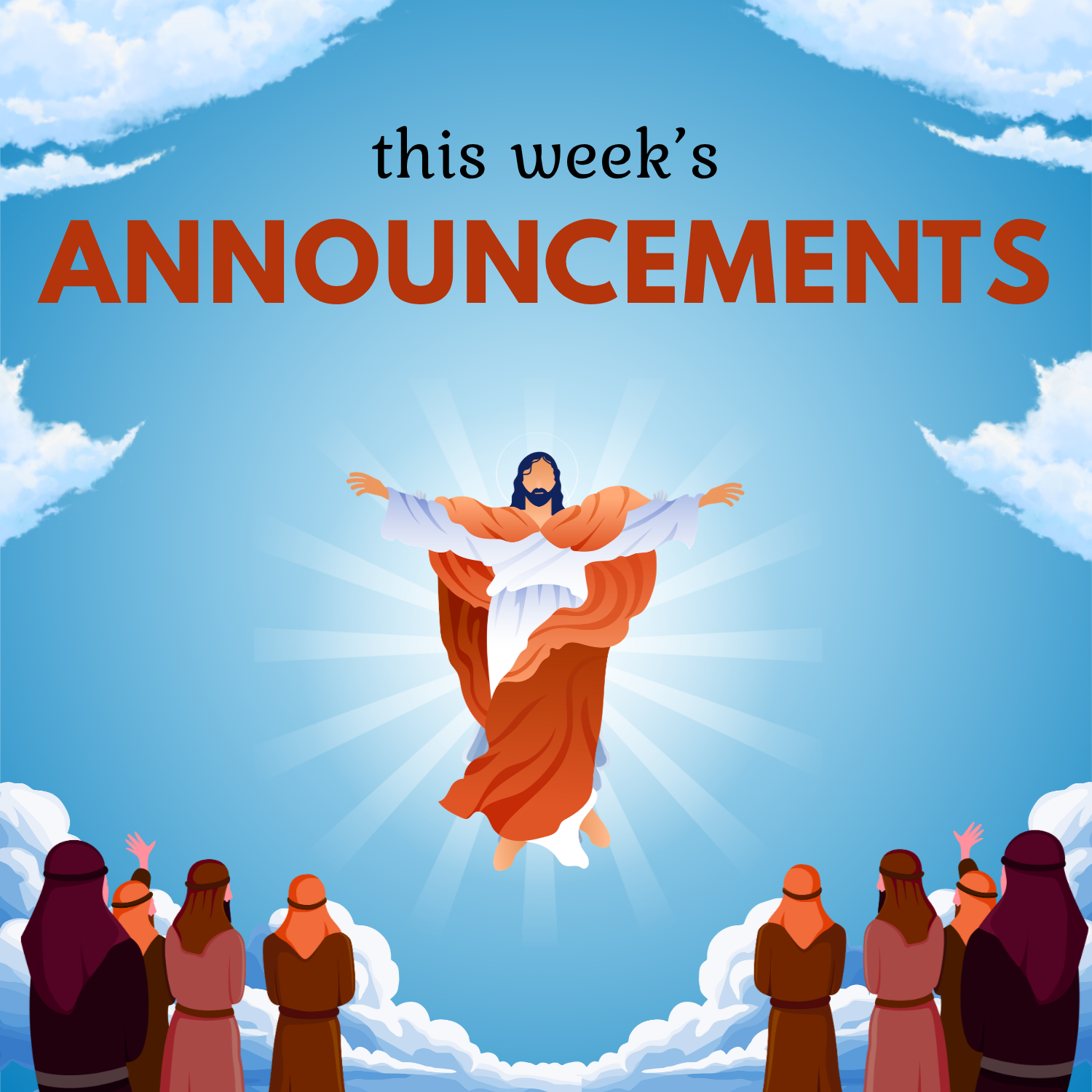 Announcements for May 17