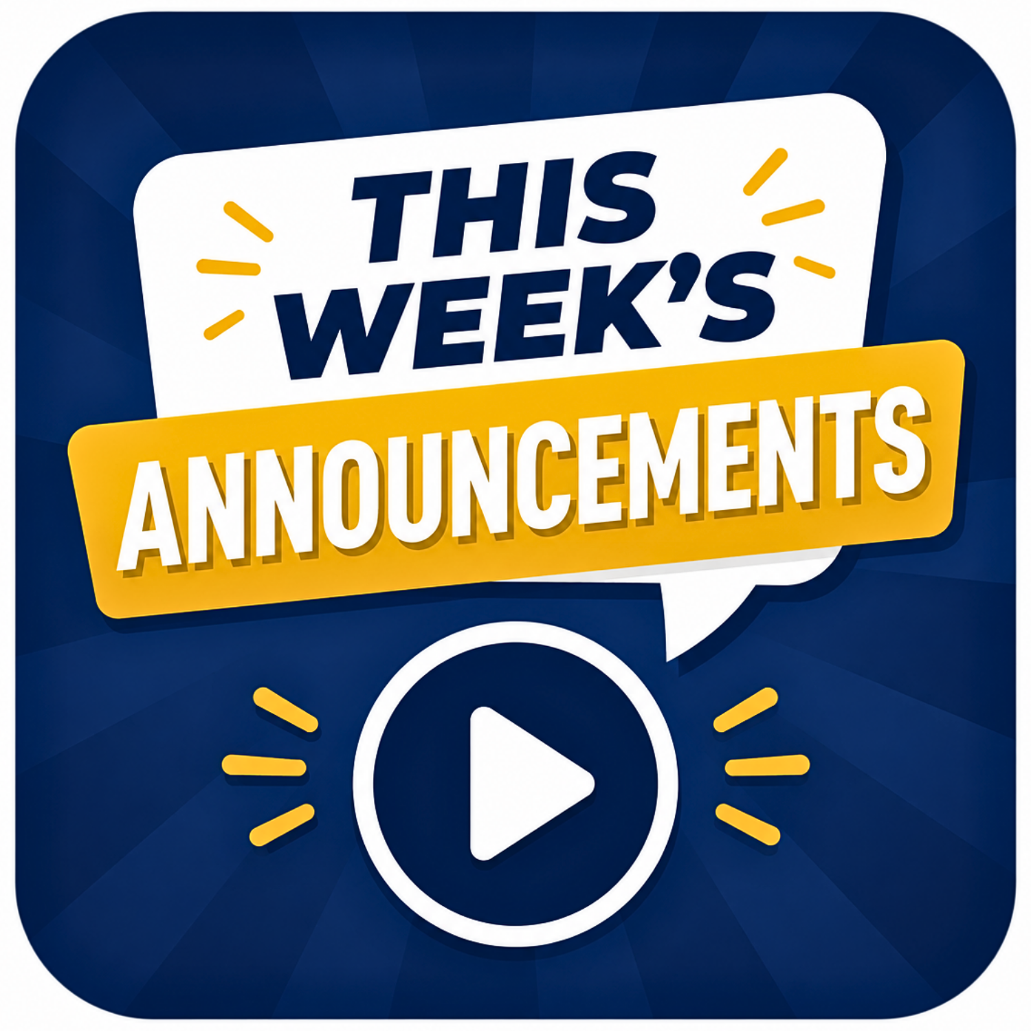 Announcements for June 21