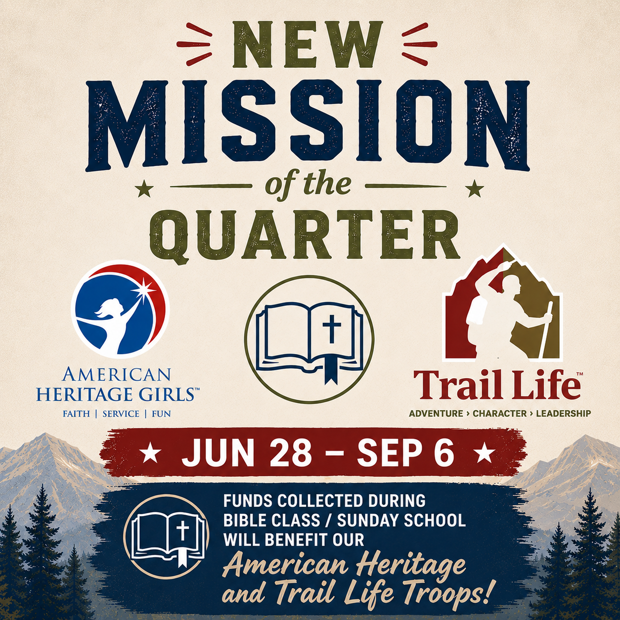 New Mission of the Quarter