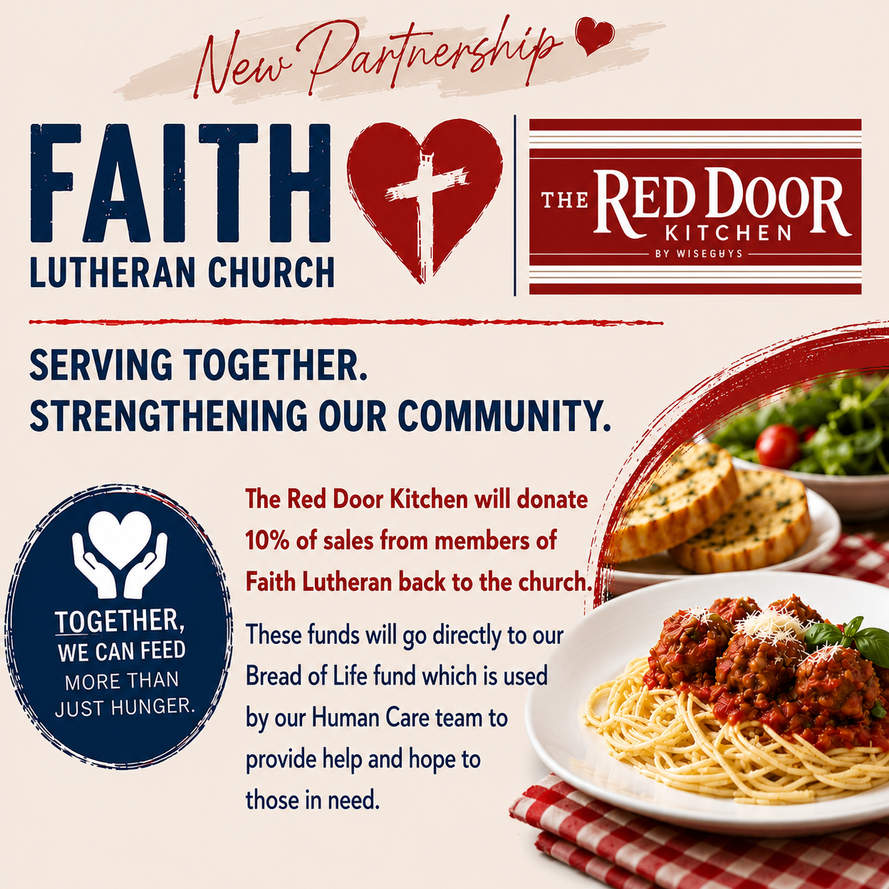 Partnership with The Red Door Kitchen