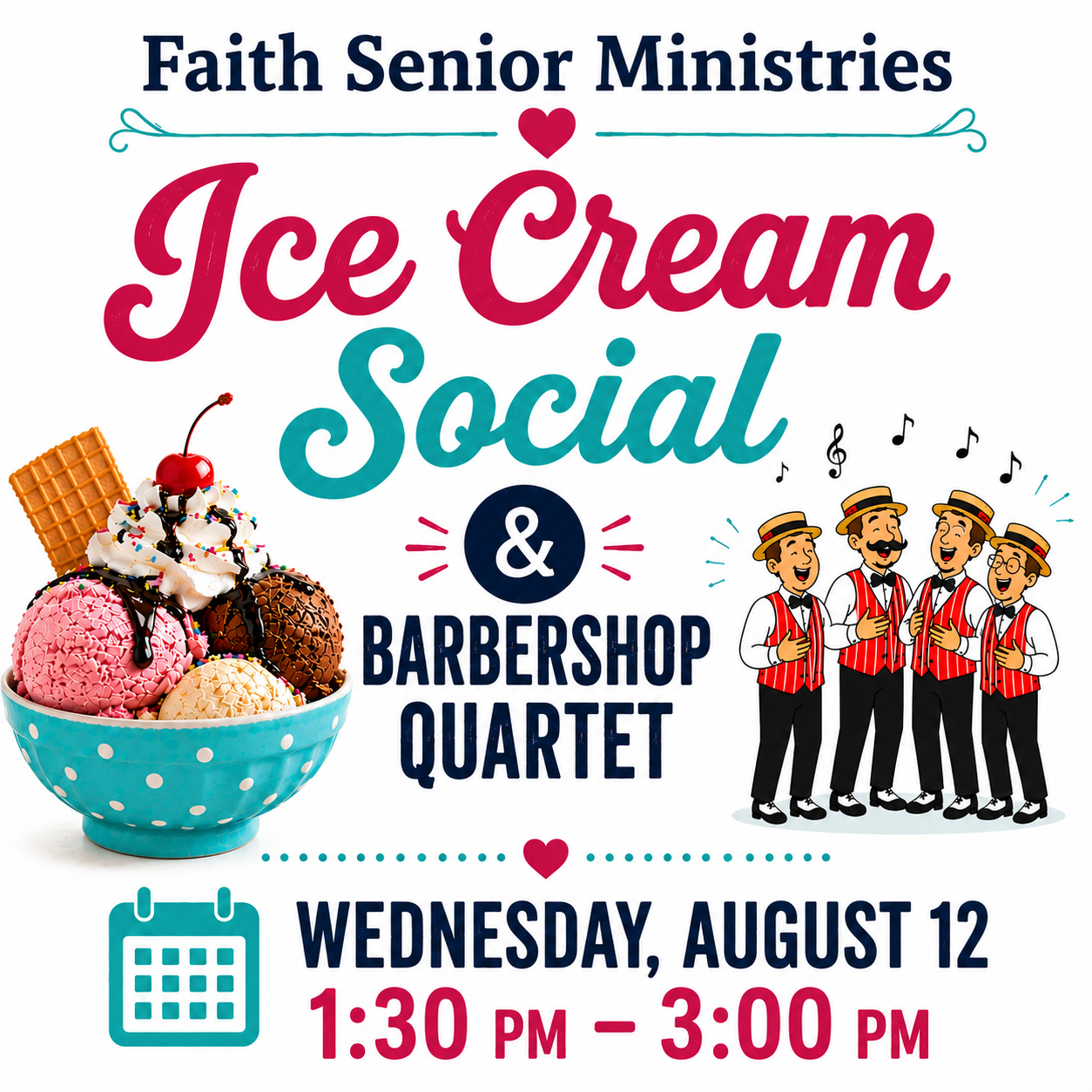 Barbershop Quartet &amp; Ice Cream Social