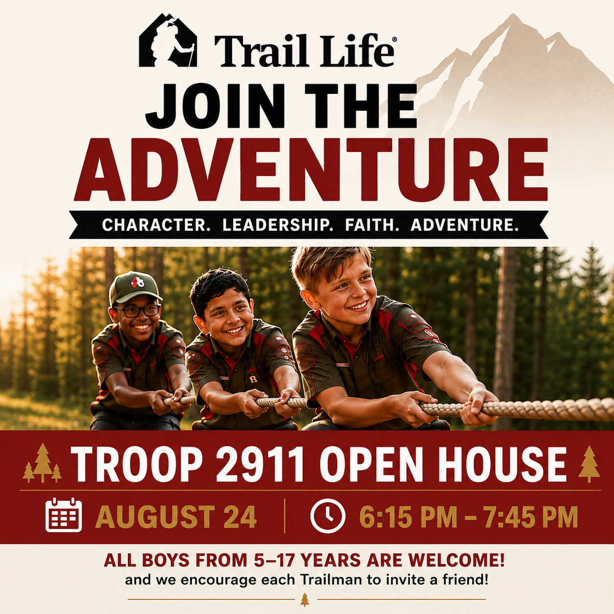 Trail Life Open House