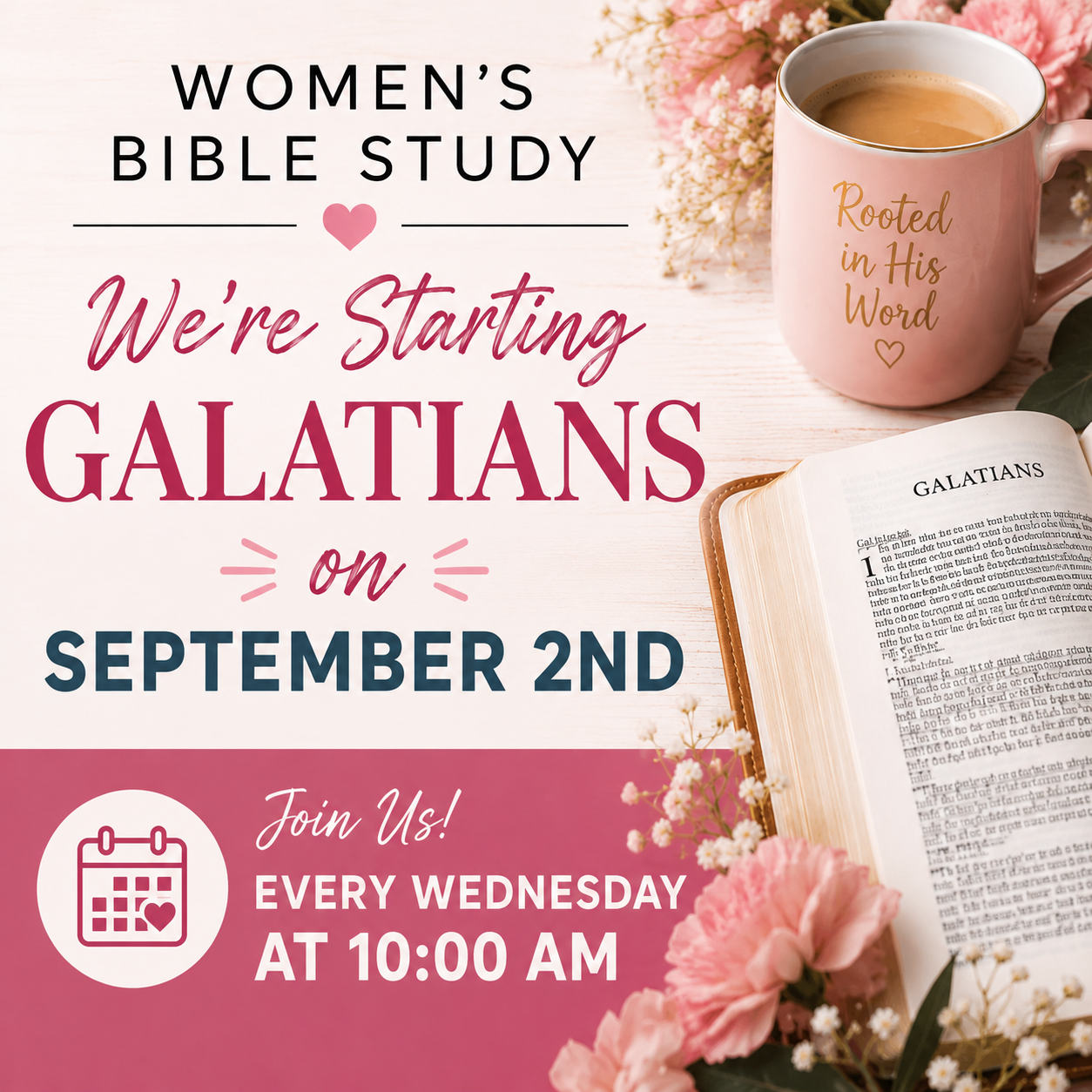 Wednesday’s Women’s Bible Study - Galatians