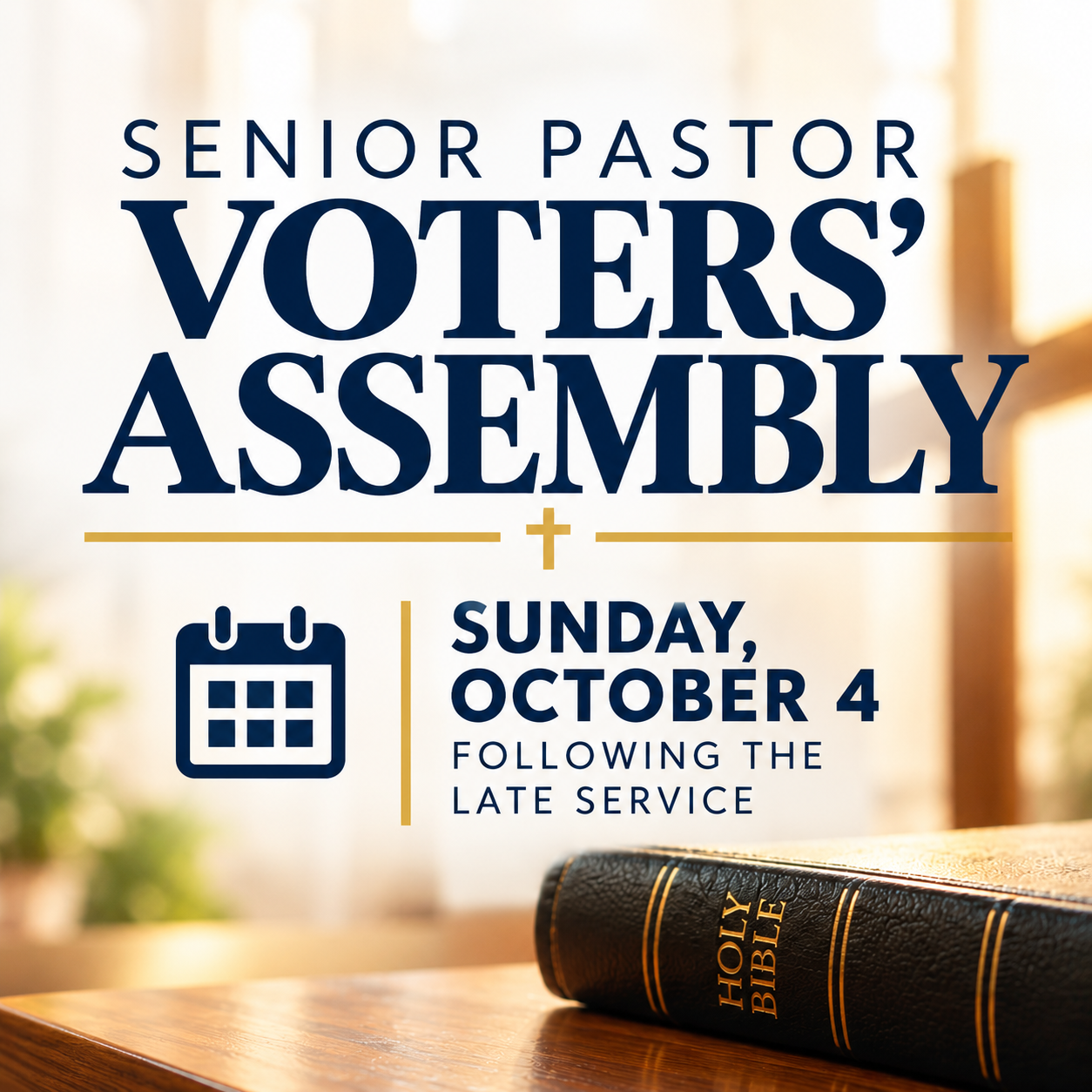 Special Called Voters’ Meeting