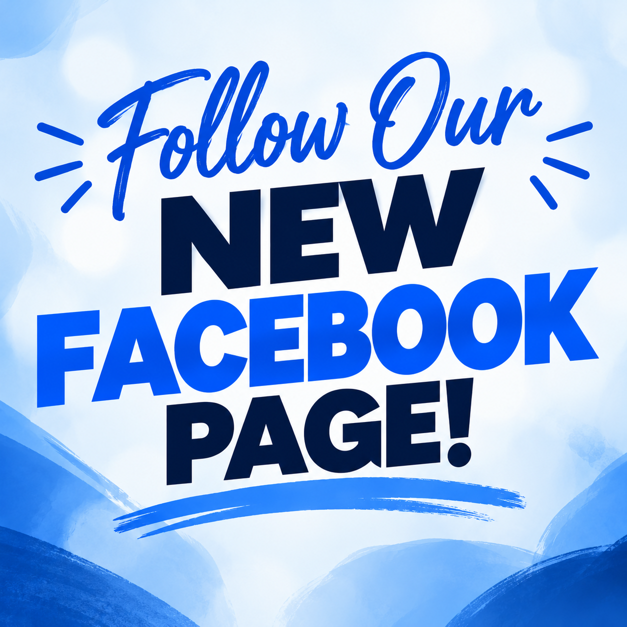 Follow us on new Facebook!