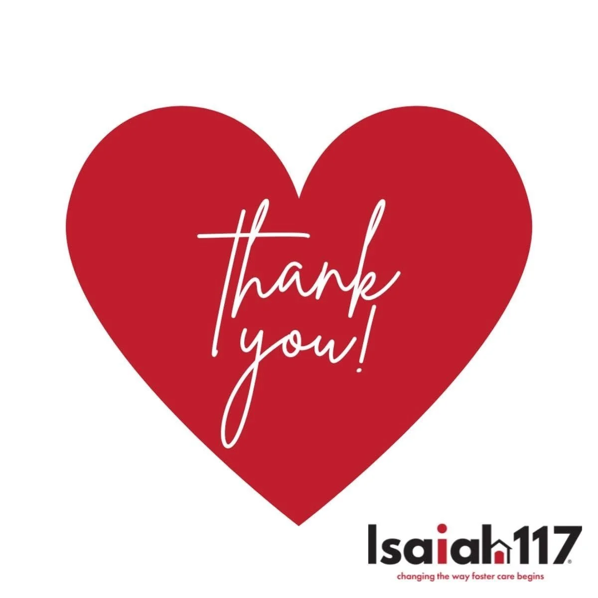 Thank you from Isaiah 117 House for Toy Donations