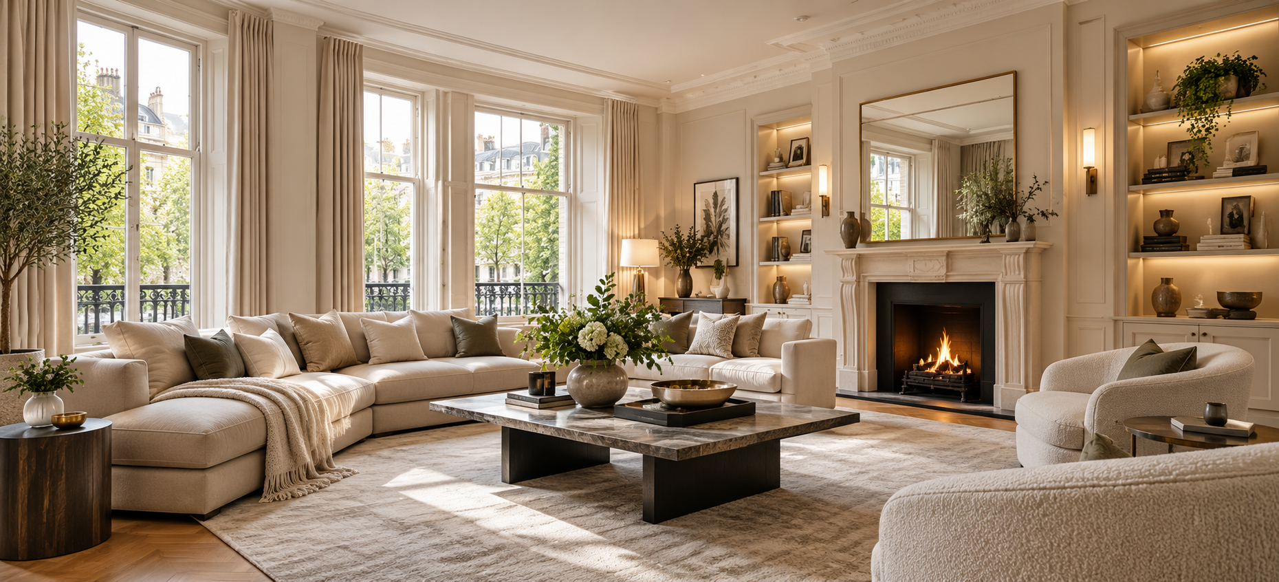 Completed full property refurbishment in a prime London residence