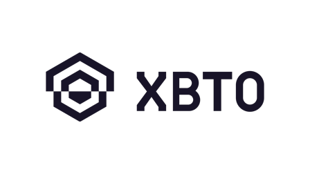 XBT logo with a hexagon icon and the text 'XBT'