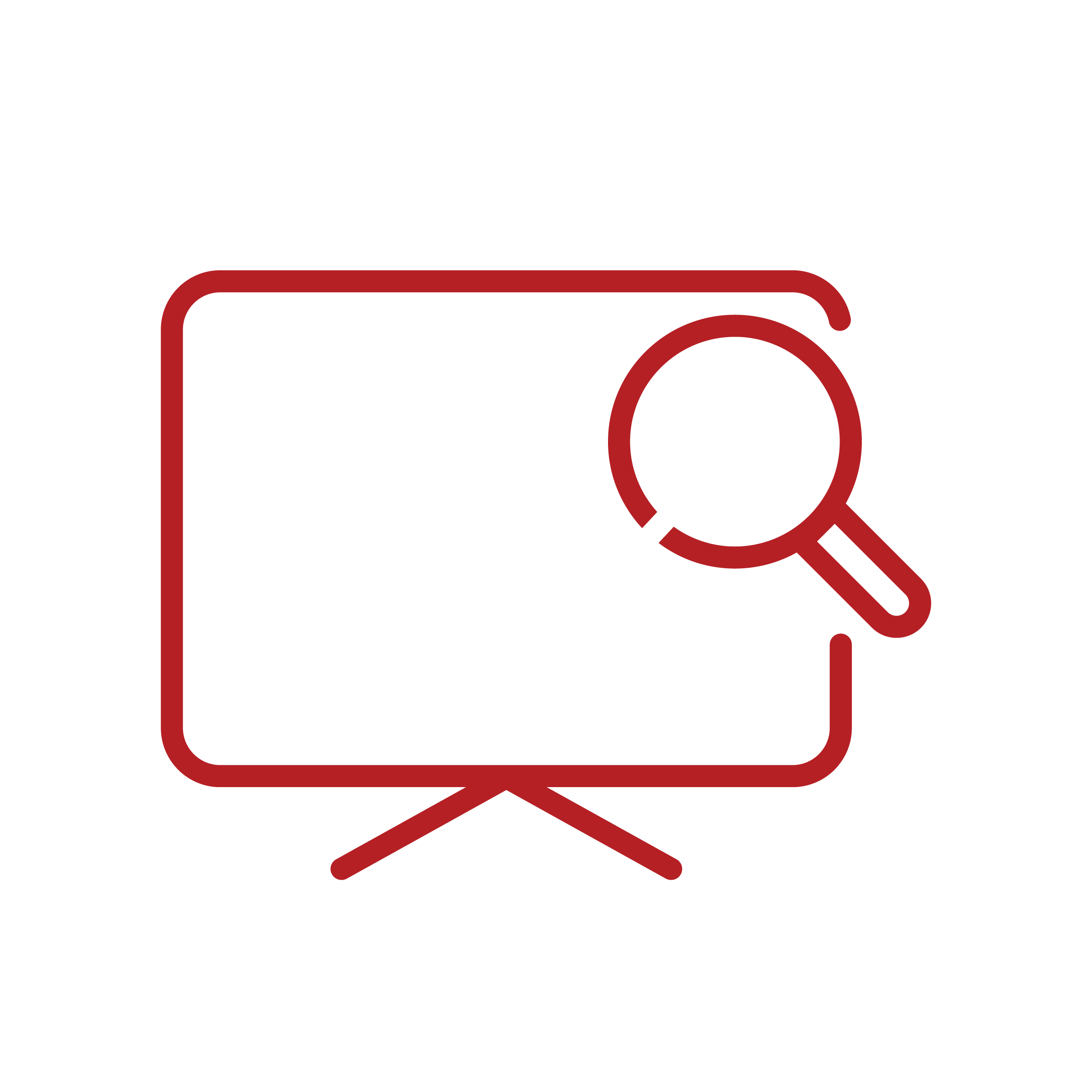 Stylized line graph with white and red lines and data points on a black background.