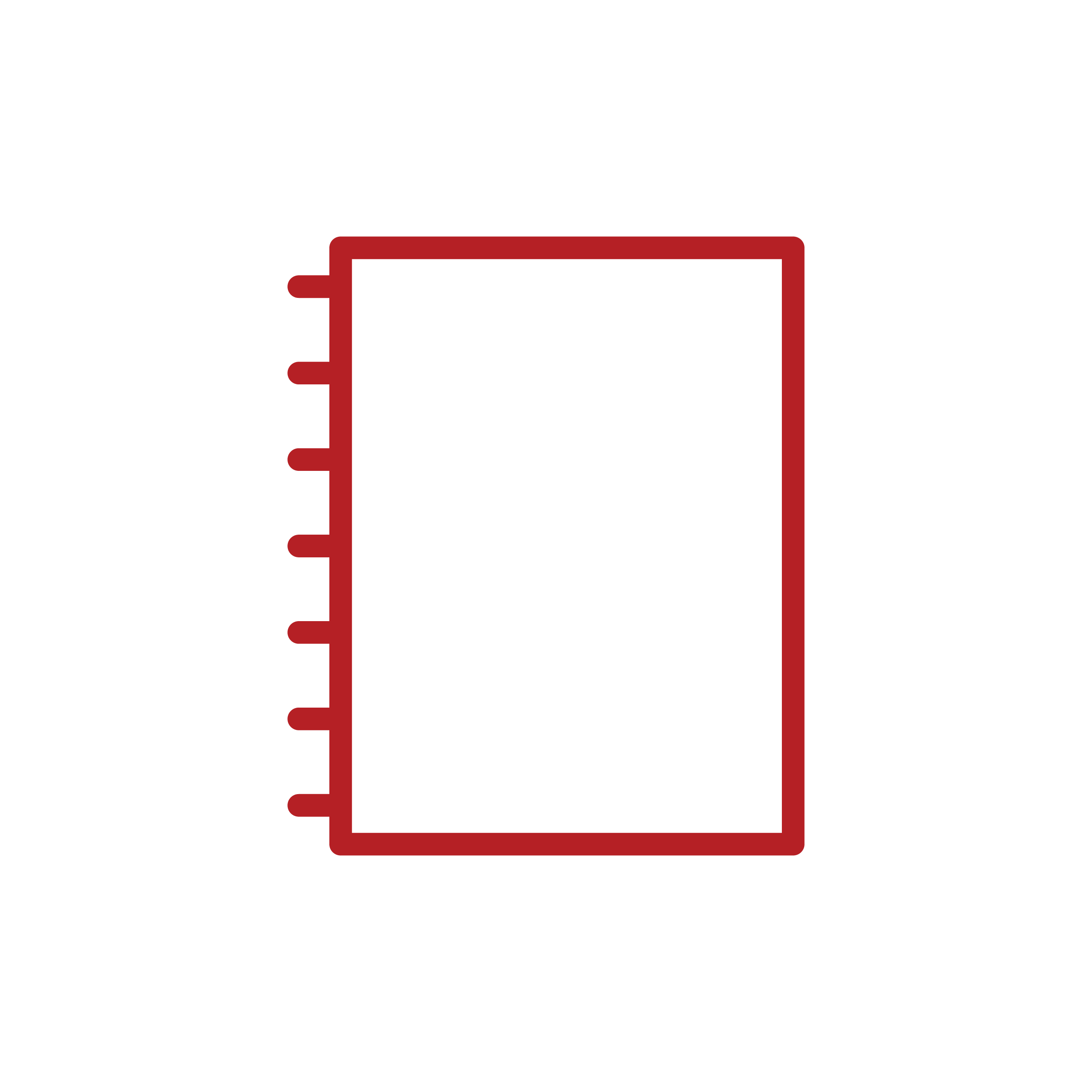 Outline of a smartphone with a missed call alert, depicted with red and white colors.