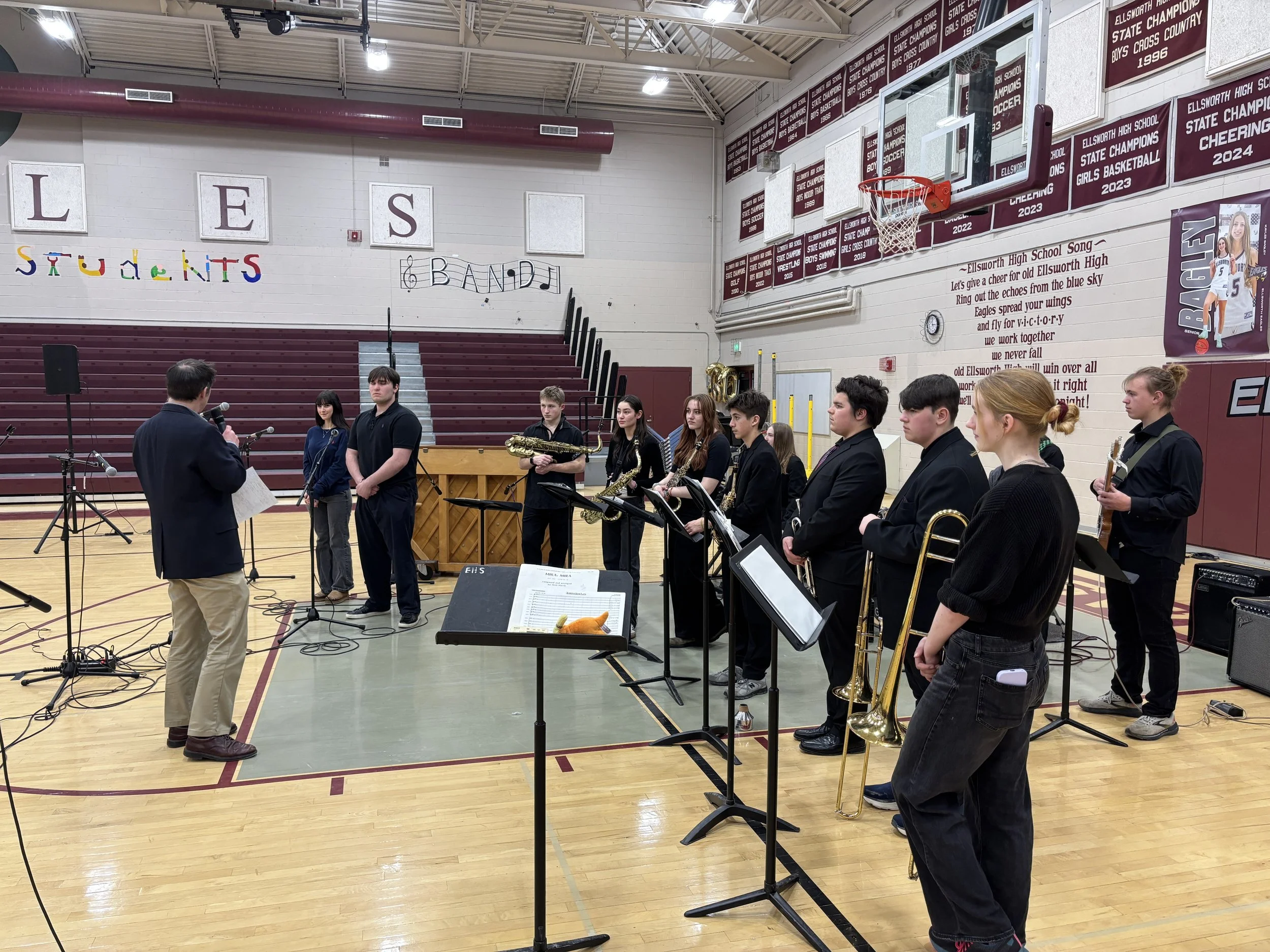 GSA's music program competed at Jazz Districts in Ellsworth and is continuing on to States.