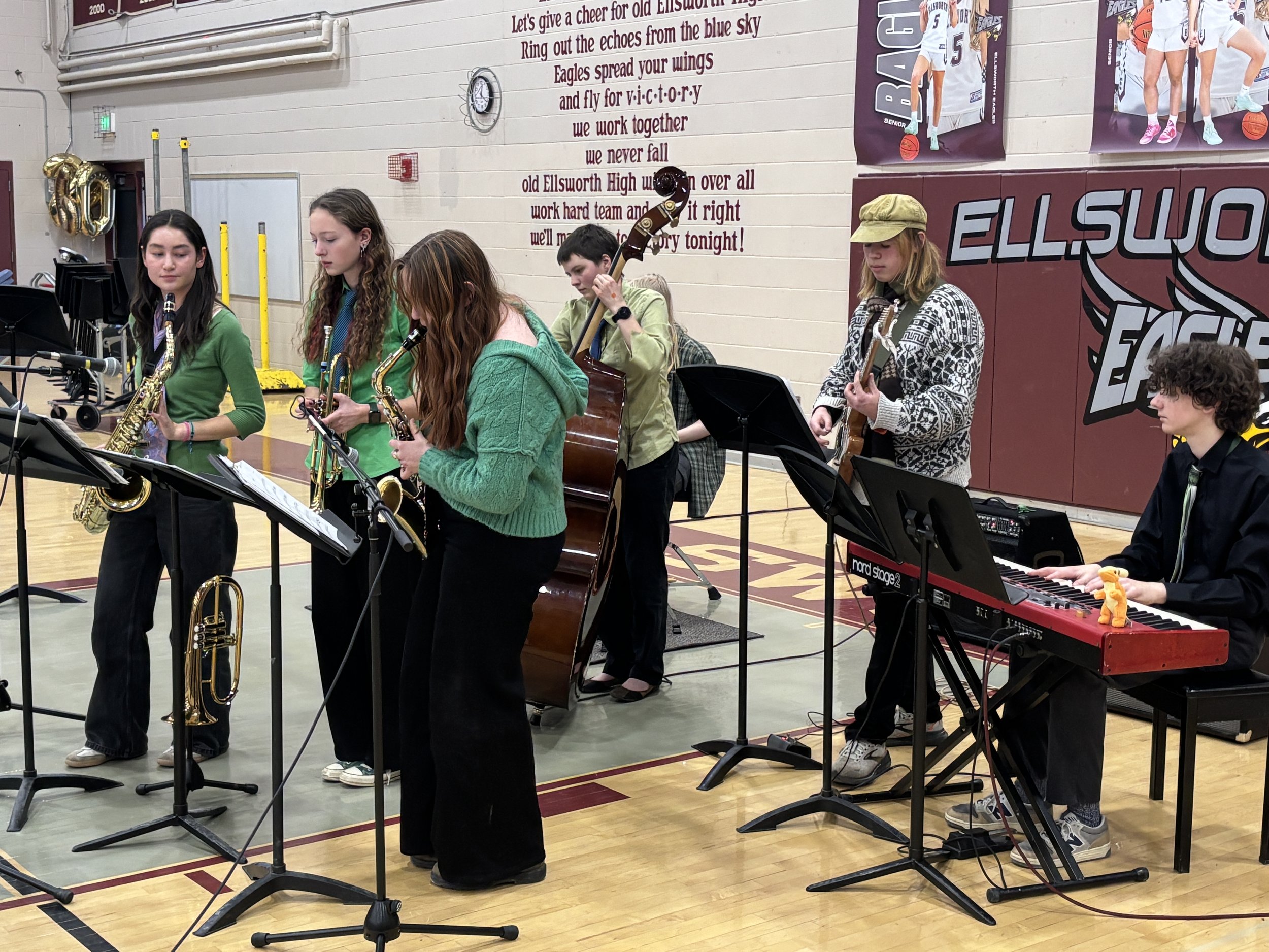 GSA's music program competed at Jazz Districts in Ellsworth and is continuing on to States.
