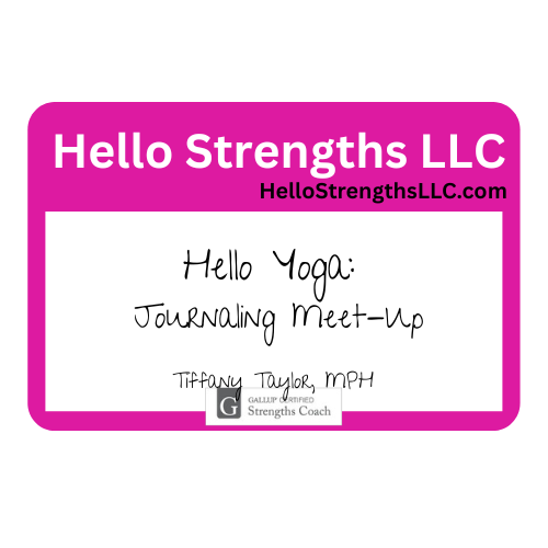 🧘♀️ Hello Yoga: A Journaling Meet-Up