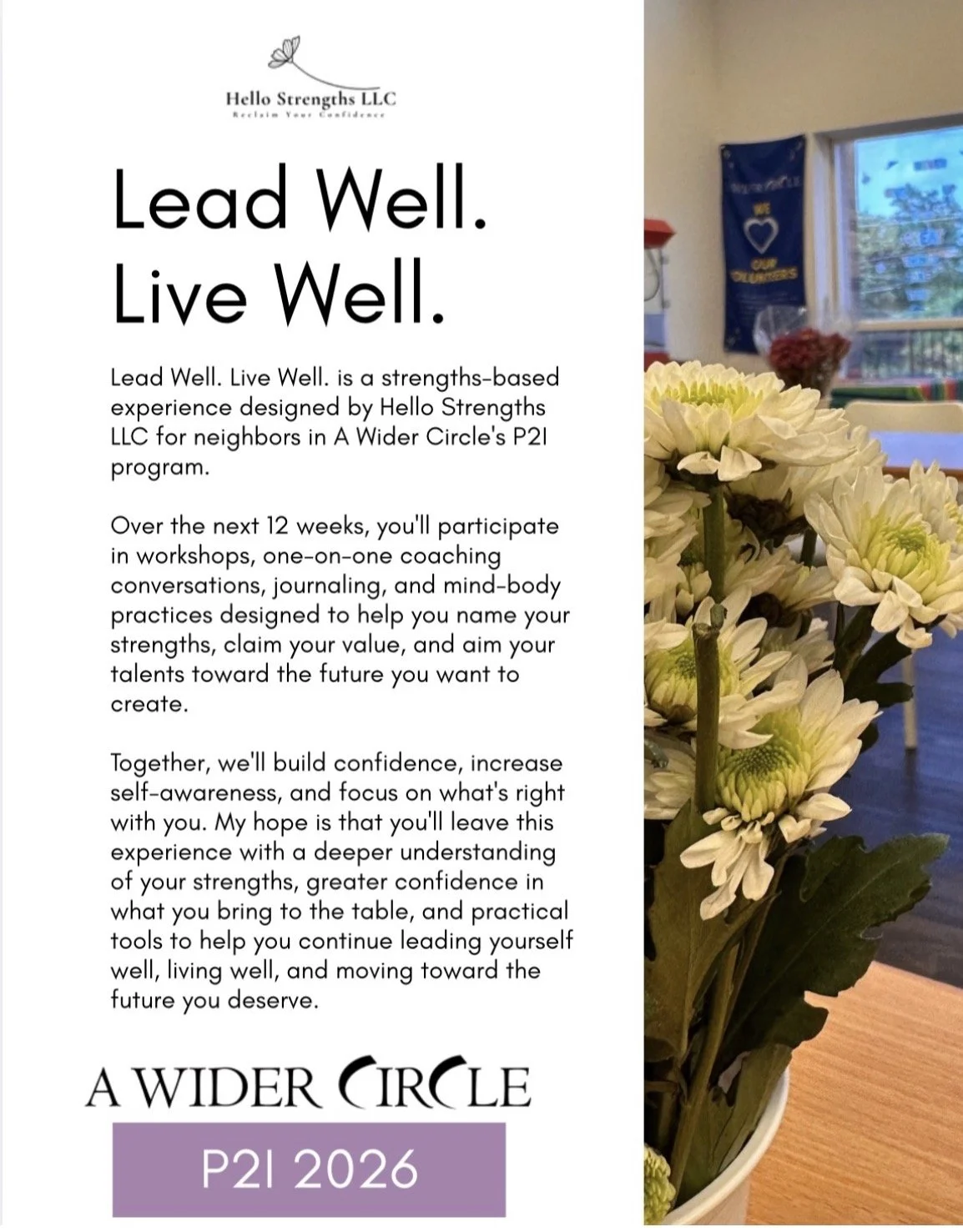 Lead Well. Live Well.