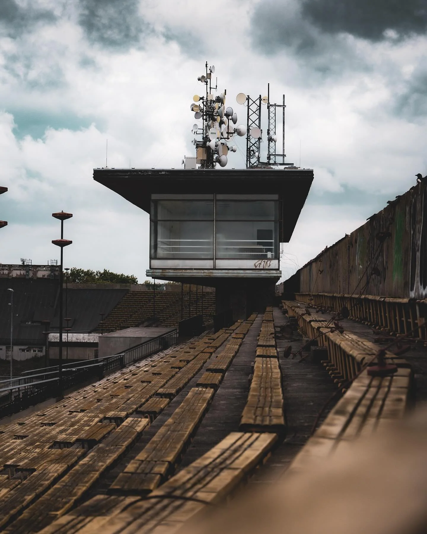 Open House Praha at the Great Strahov stadium in Prague. The largest stadium in the world with capacity up to 250.000 visitors built in the 1920s. So even though it is often incorrectly attributed to the communist regime, due to its massive concrete 
