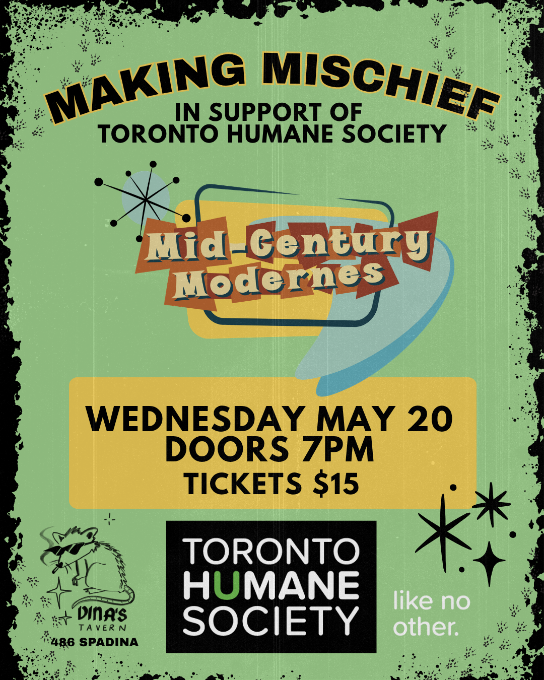 MID CENTURY MODERNES FOR TORONTO HUMANE SOCIETY