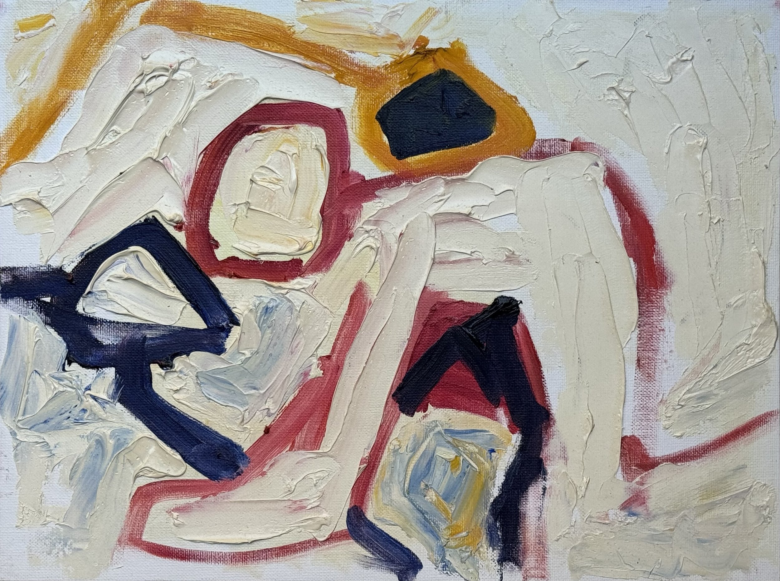Playful Figures  Oil on canvas, 18x24 inches