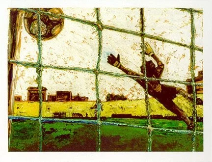 Golden Goal 1999  Oil on canvas, 24x36 inches