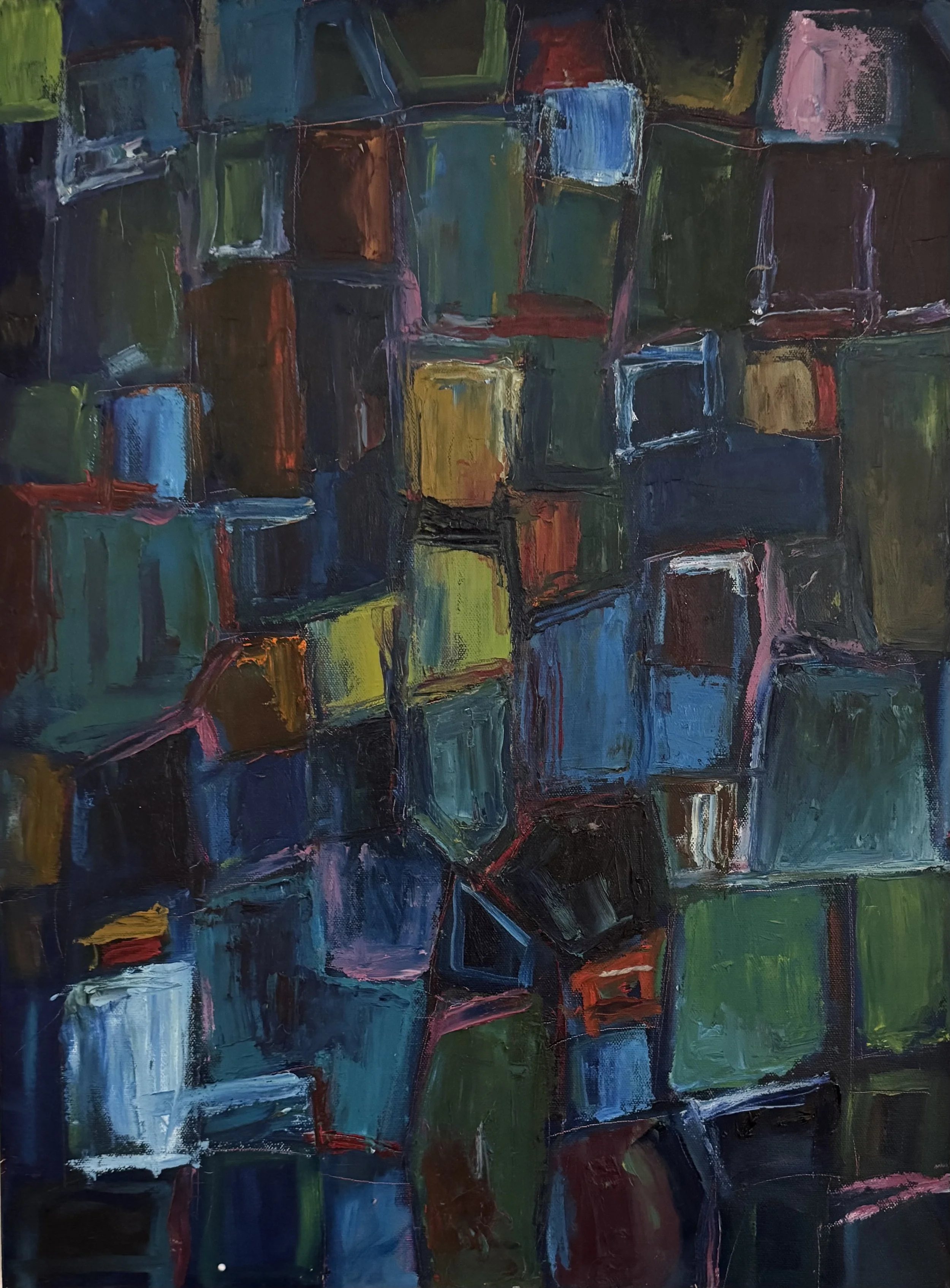 Patches  Oil on canvas, 20x16 inches