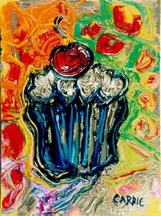 Cupcake  Mixed media, 20x16 inches