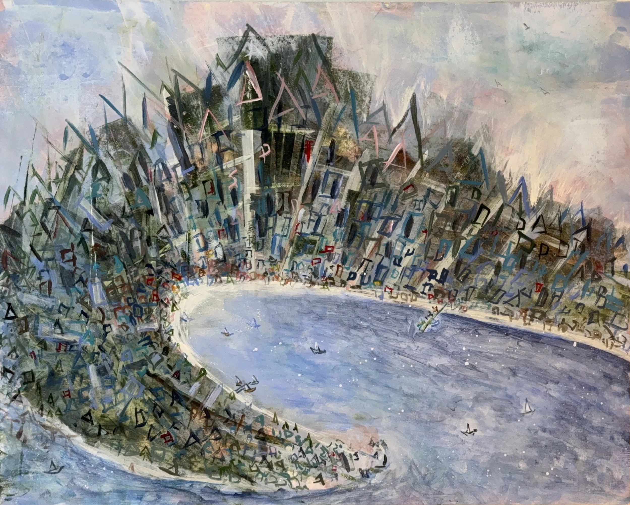 Cape 2022  Acrylic on canvas, 16x20 inches