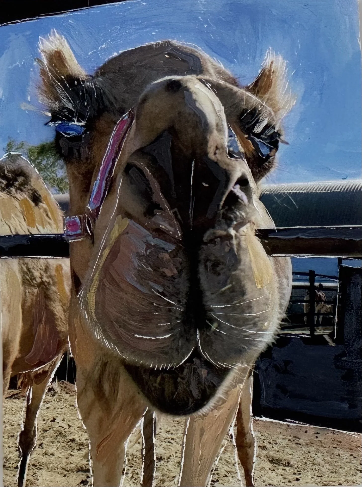 Camel 2022  Mixed media, 6x4 inches