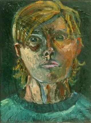 Self Portrait  Oil on canvas, 11x8 inches
