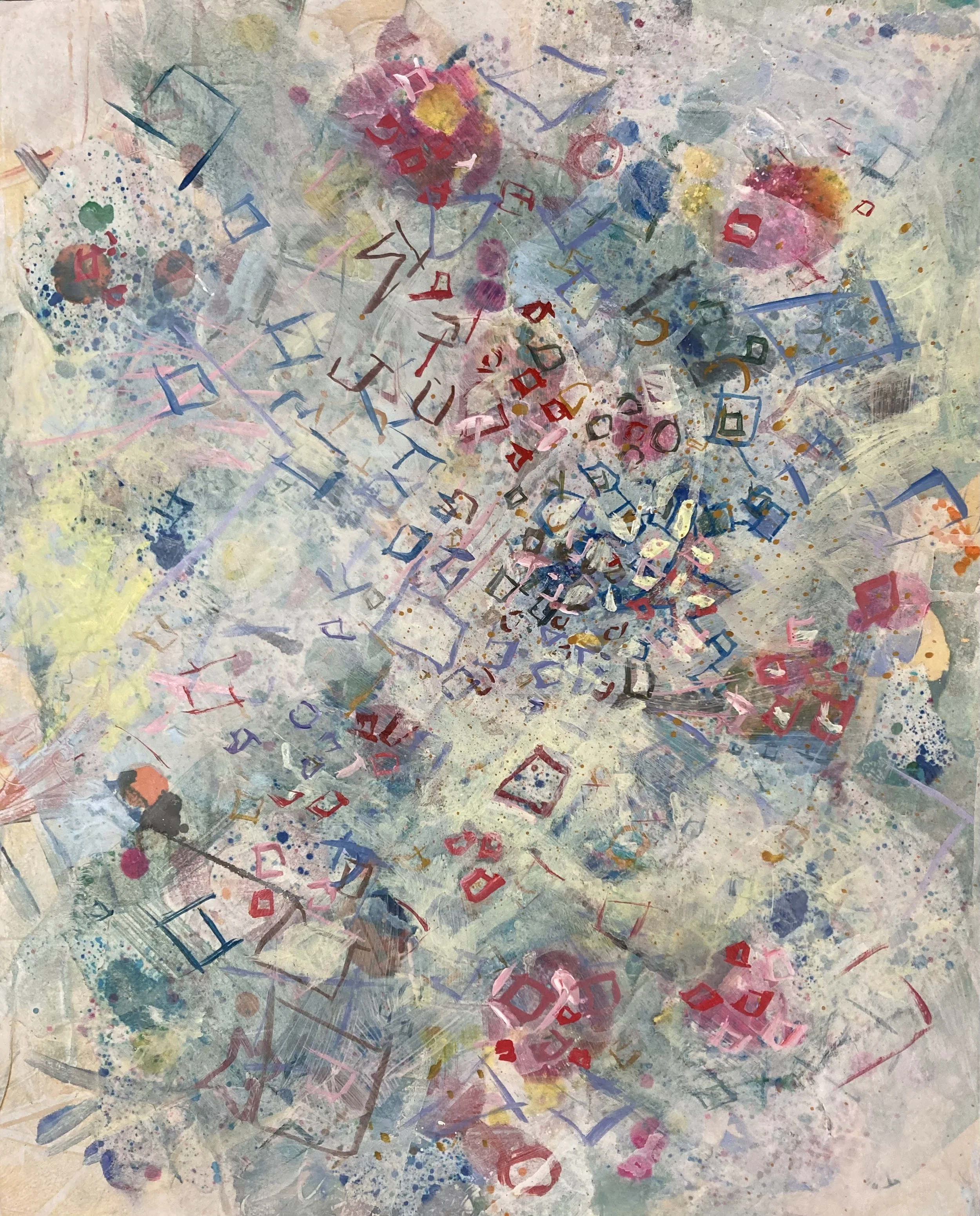 Little Boxes 2021  Acrylic on canvas, 24x18 inches