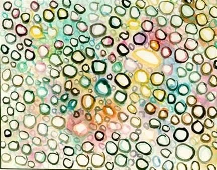 Meditation 1997  watercolour on paper, 16x20 inches