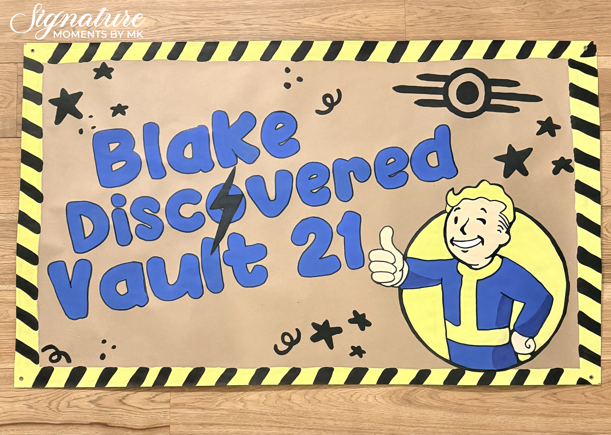 Painted Banner Discovered Vault 21 Fallout