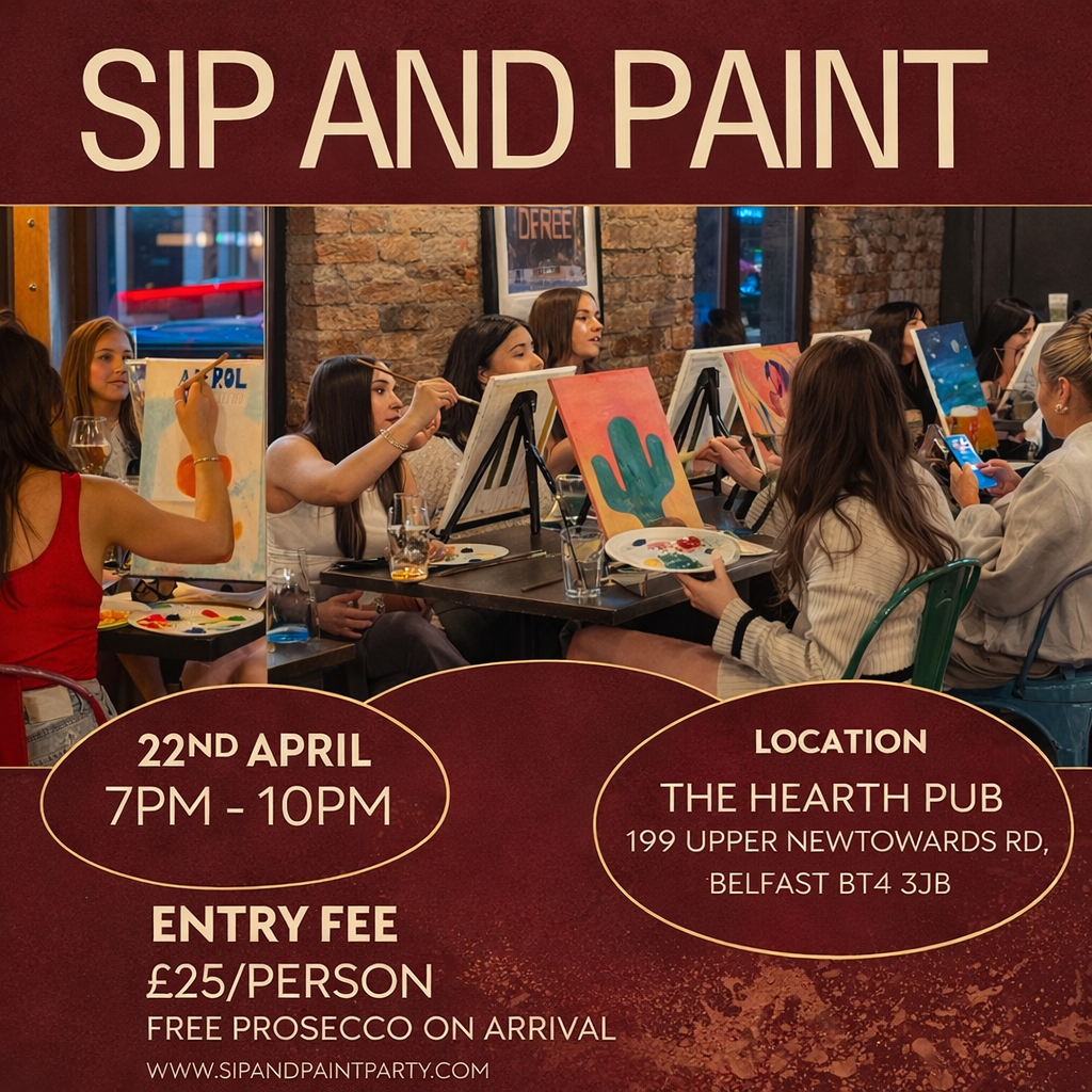April 22nd - Hearth Pub, Belfast – 7 PM–10 PM