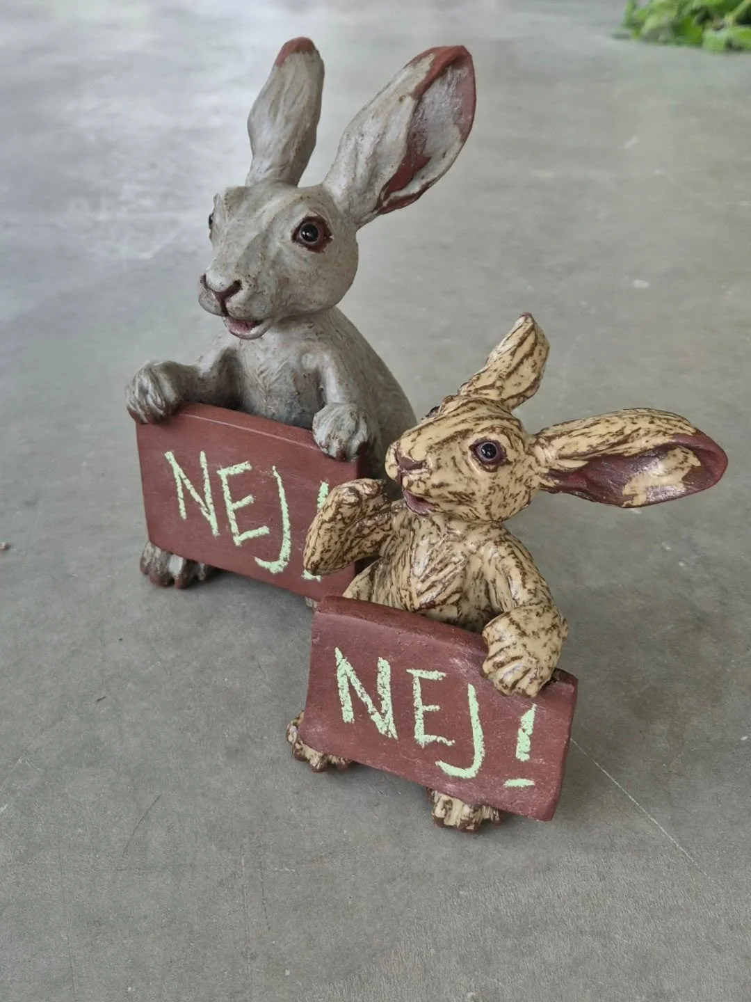 Nejhararna finns i min verkstad i helgen. De kommer vara till salu och alla pengar för dem går till vår insamling för läkare utan gränser
#nej #no #nein #stop