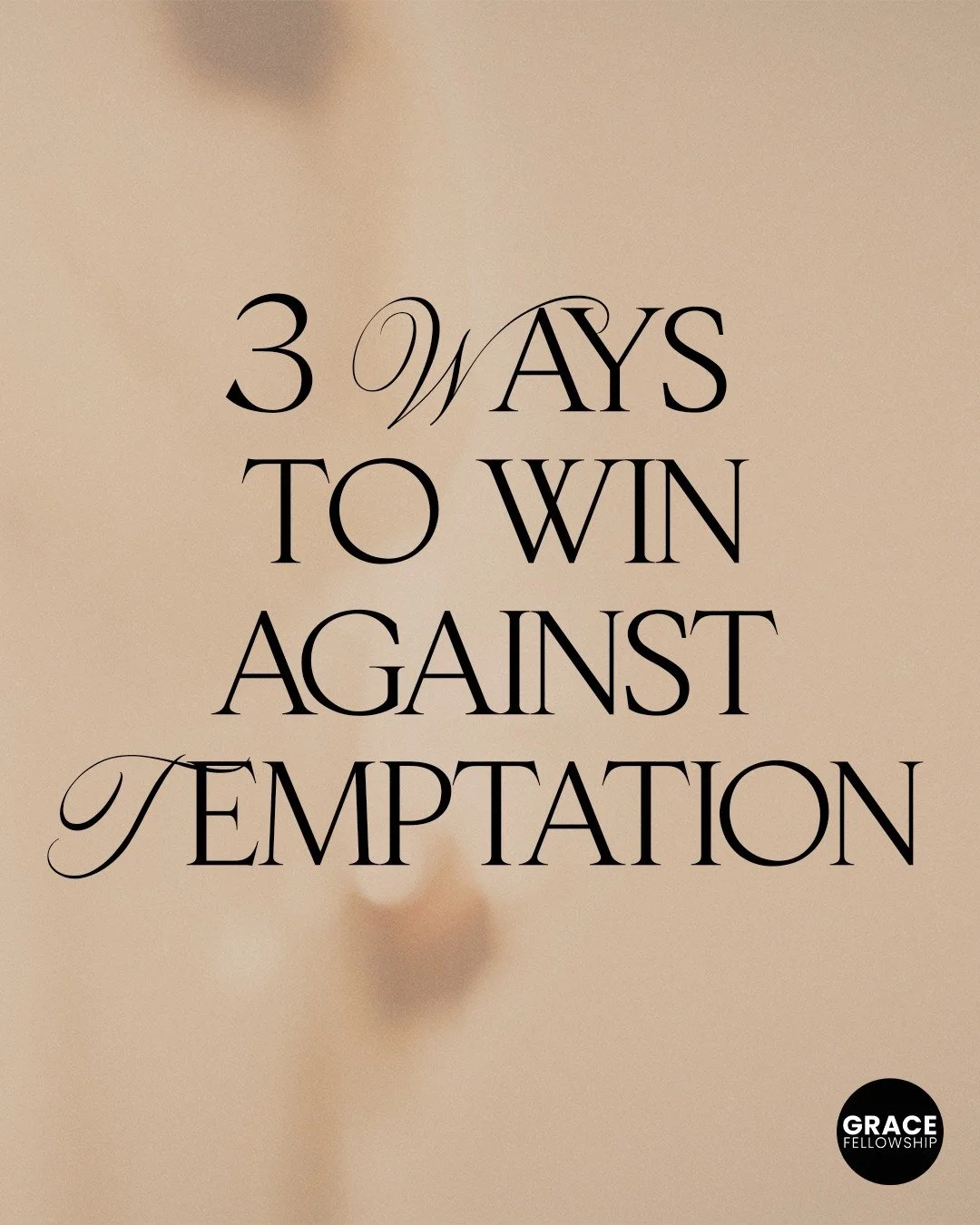 Yesterday, Pastor Jeff reminded us that when temptation shows up, God&rsquo;s Word is the way out. 🙌 From Pastor Jeff&rsquo;s message 👇

1️⃣ Recognize temptation &mdash; it&rsquo;s not sin to be tempted, but to believe the lie. (Matthew 4:1&ndash;3