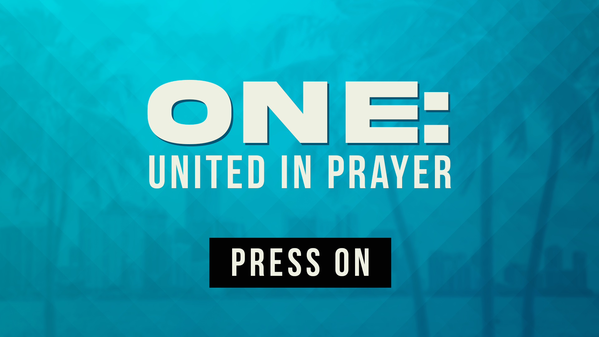 One: United In Prayer: Press On