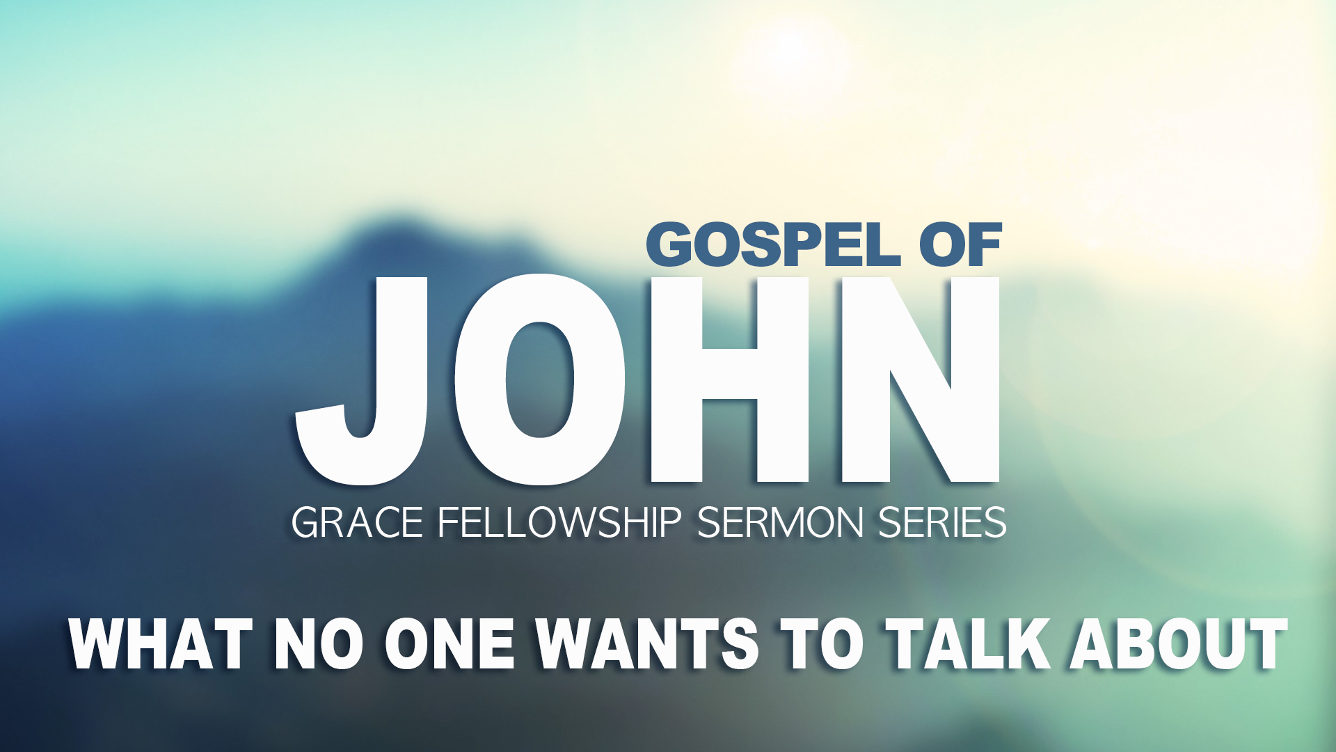 John: What No One Wants To Talk About