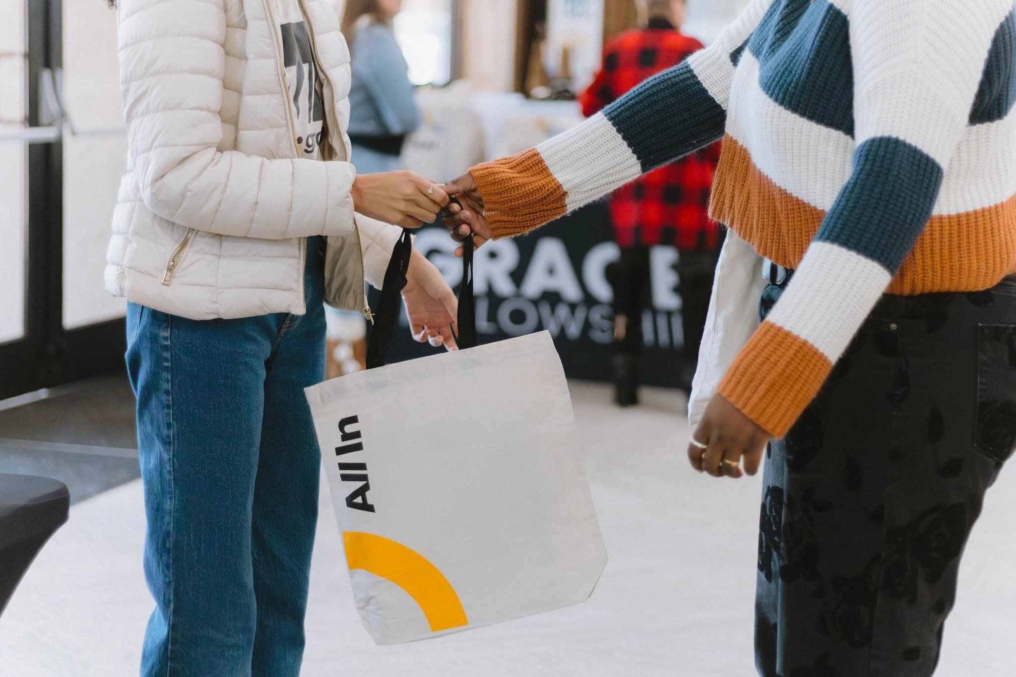 There&rsquo;s something special about going All In together 🙌

Week 2 of our All In Sermon Series is this Sunday at 8:30, 10:00, or 11:30 am. 
Wear your All In shirt if you have it, and if not, make sure to pick up your All In bag and tee when you a