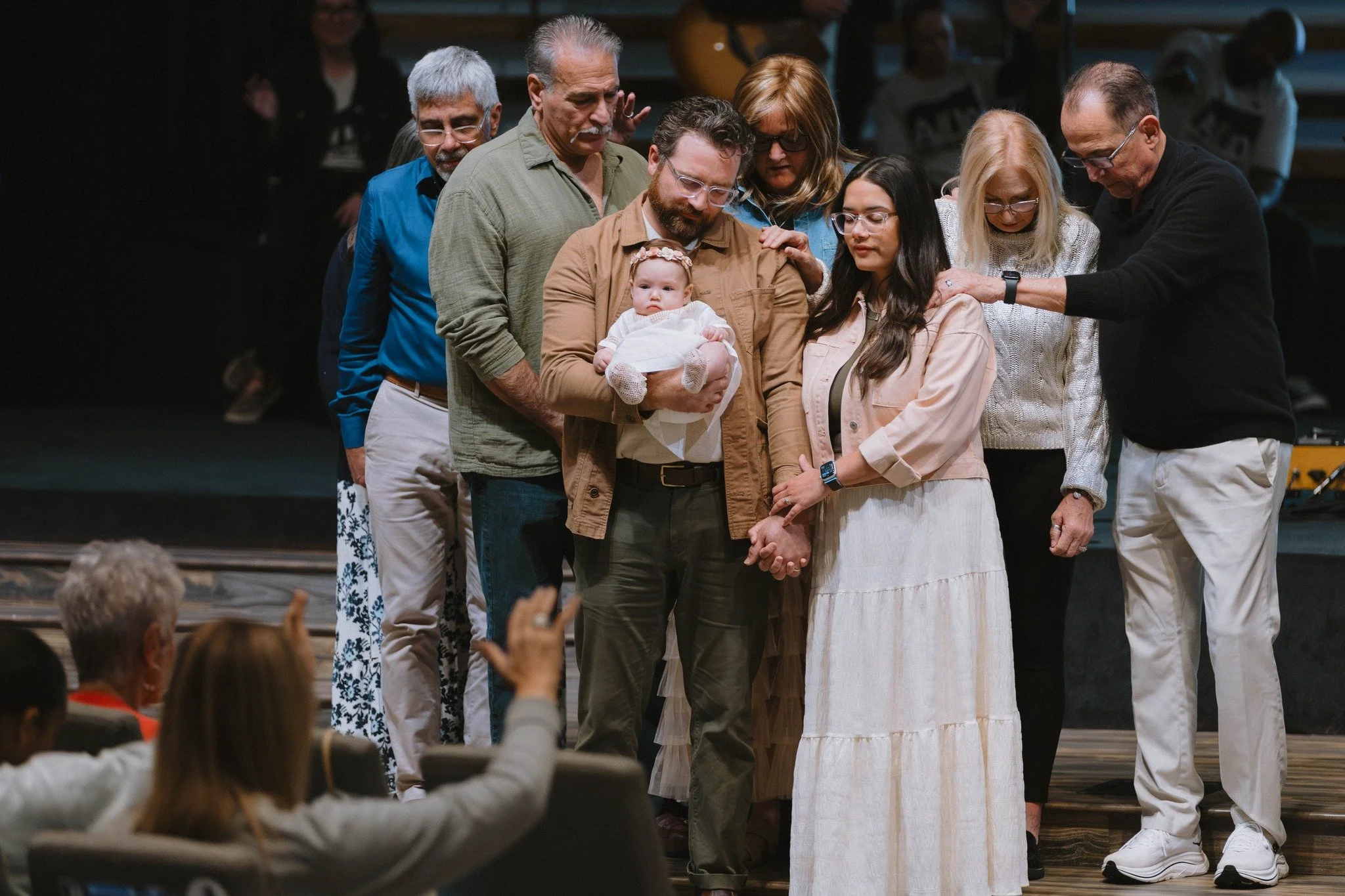 What a beautiful Sunday celebrating our families and their little ones 💕 Baby Dedication is a reminder that every child is a gift and that we&rsquo;re honored to walk alongside parents as they raise the next generation in faith. Thank you to everyon