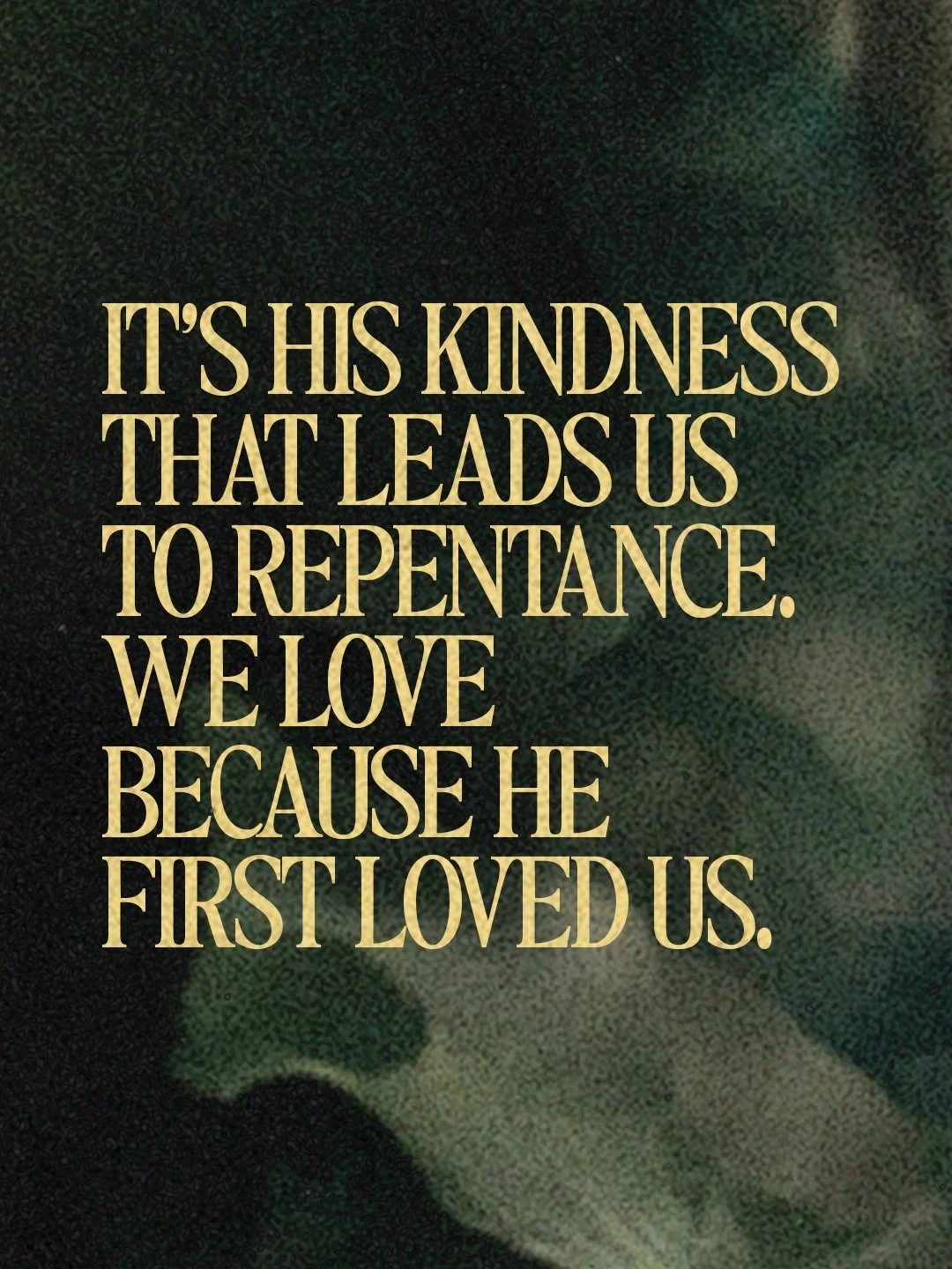 Repentance doesn&rsquo;t begin with fear; it begins with kindness.
ㅤ
God isn&rsquo;t pushing you away; He&rsquo;s drawing you in. His love is what leads us to change. Ask Him to help you see His kindness clearly. We don&rsquo;t change to be loved. We