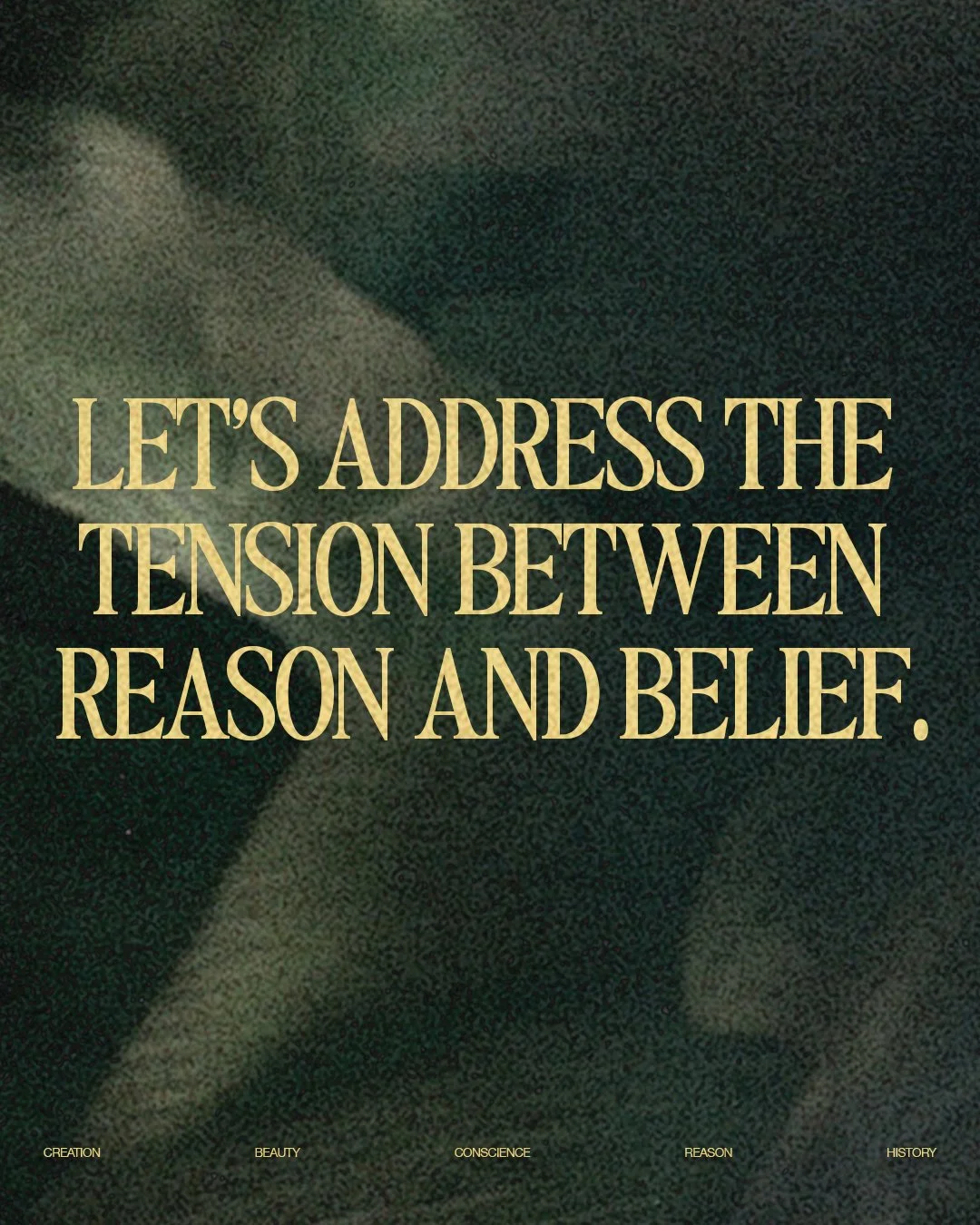 Faith isn&rsquo;t a retreat from reason. It&rsquo;s a response to it. When we honestly follow the evidence, we find that God is the most logical explanation for the world we see. 
ㅤ
Hear more about this from Sunday's message. #linkinbio