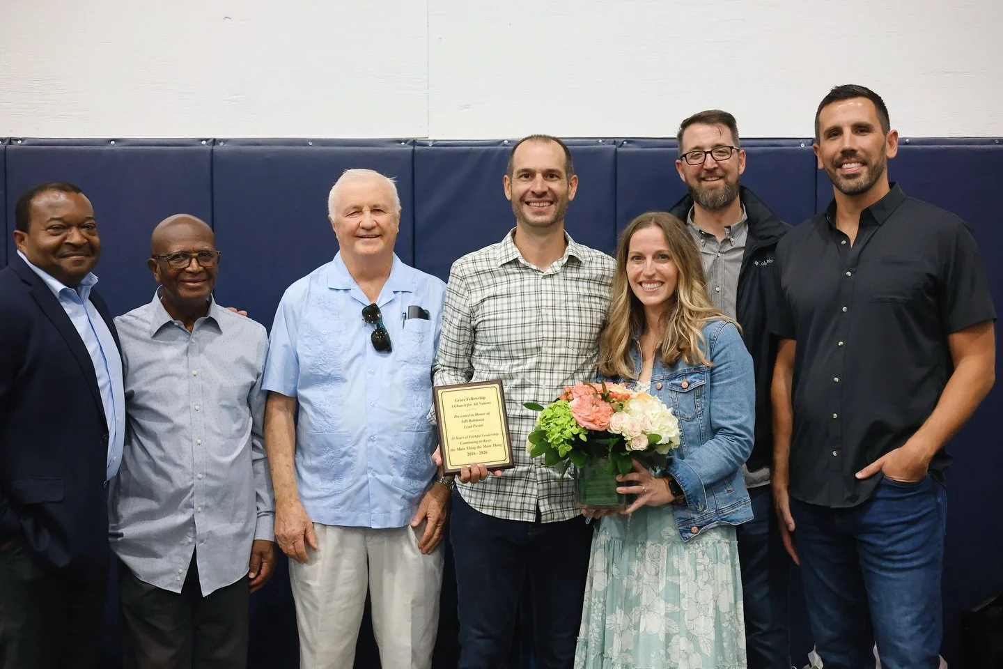 What a beautiful day celebrating 10 years of faithful service! 💛

Grace family, thank you for showing up with so much love and joy to honor Pastor Jeff&mdash;your presence made it so special. We are so grateful for each of you and the community we s