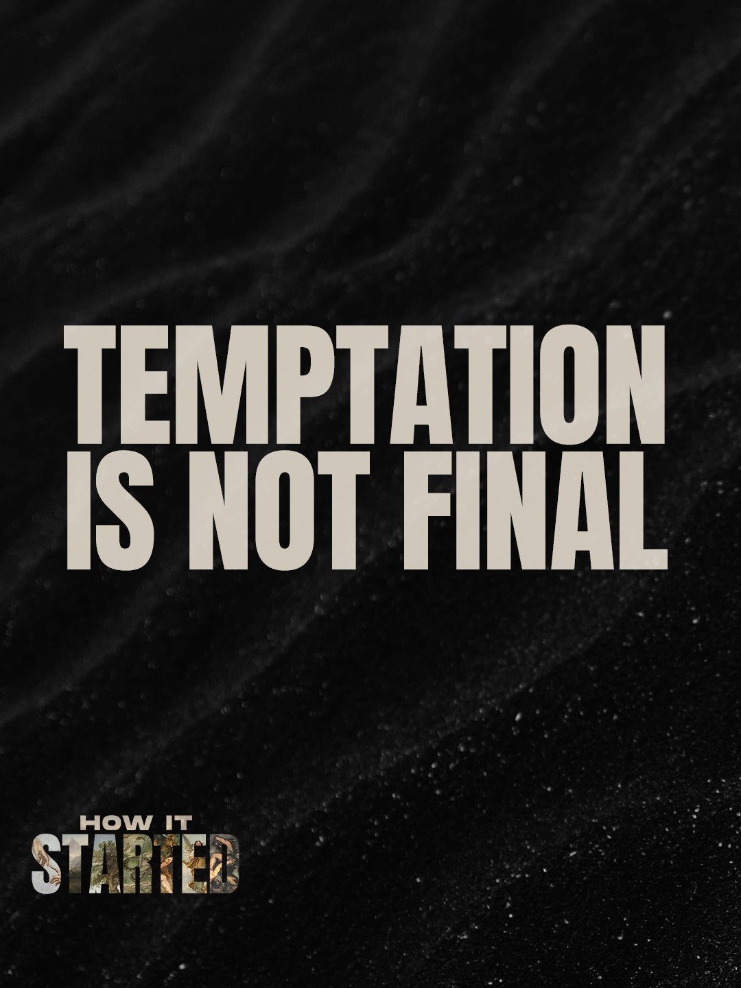 Temptation starts small, but your Advocate is greater. Don't let shame whisper that you're too far gone to reach out.
ㅤ
Learn more about this message online. #linkinbio