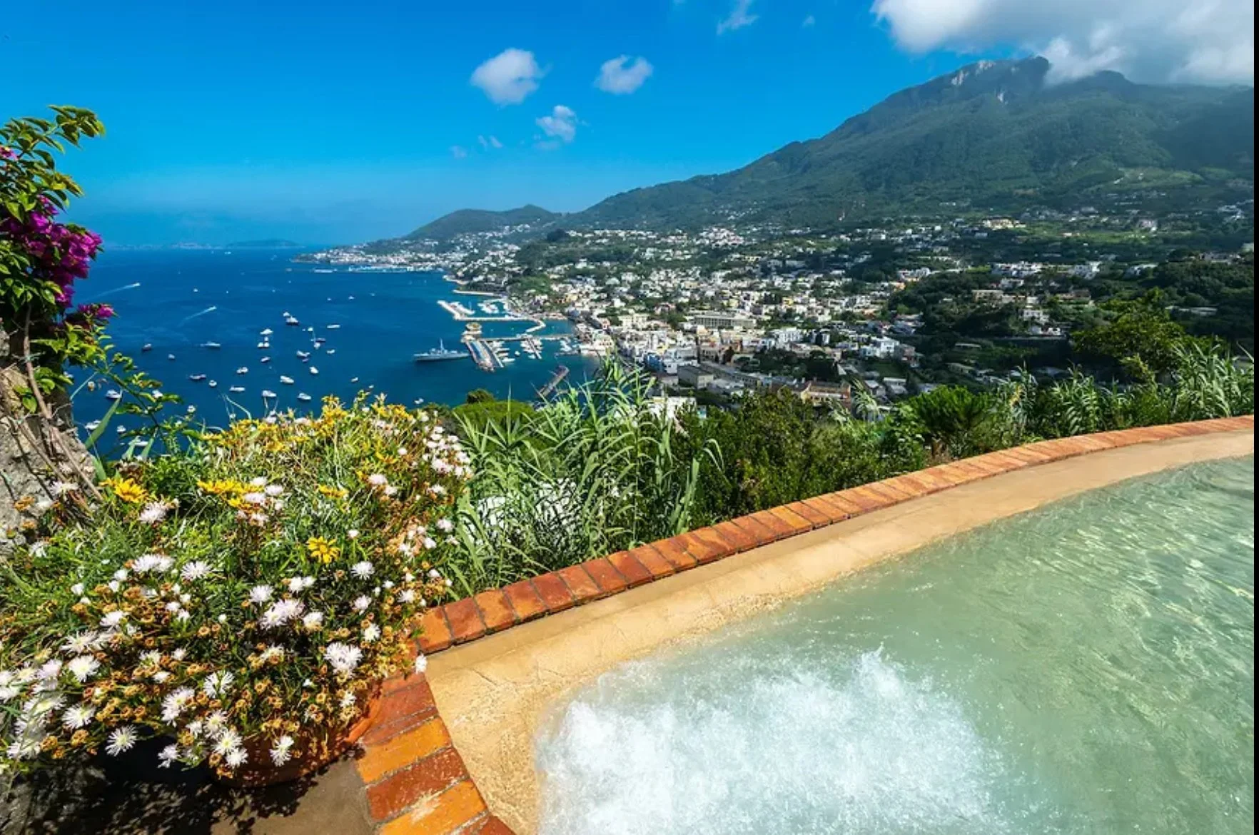 Ischia - view from pool
