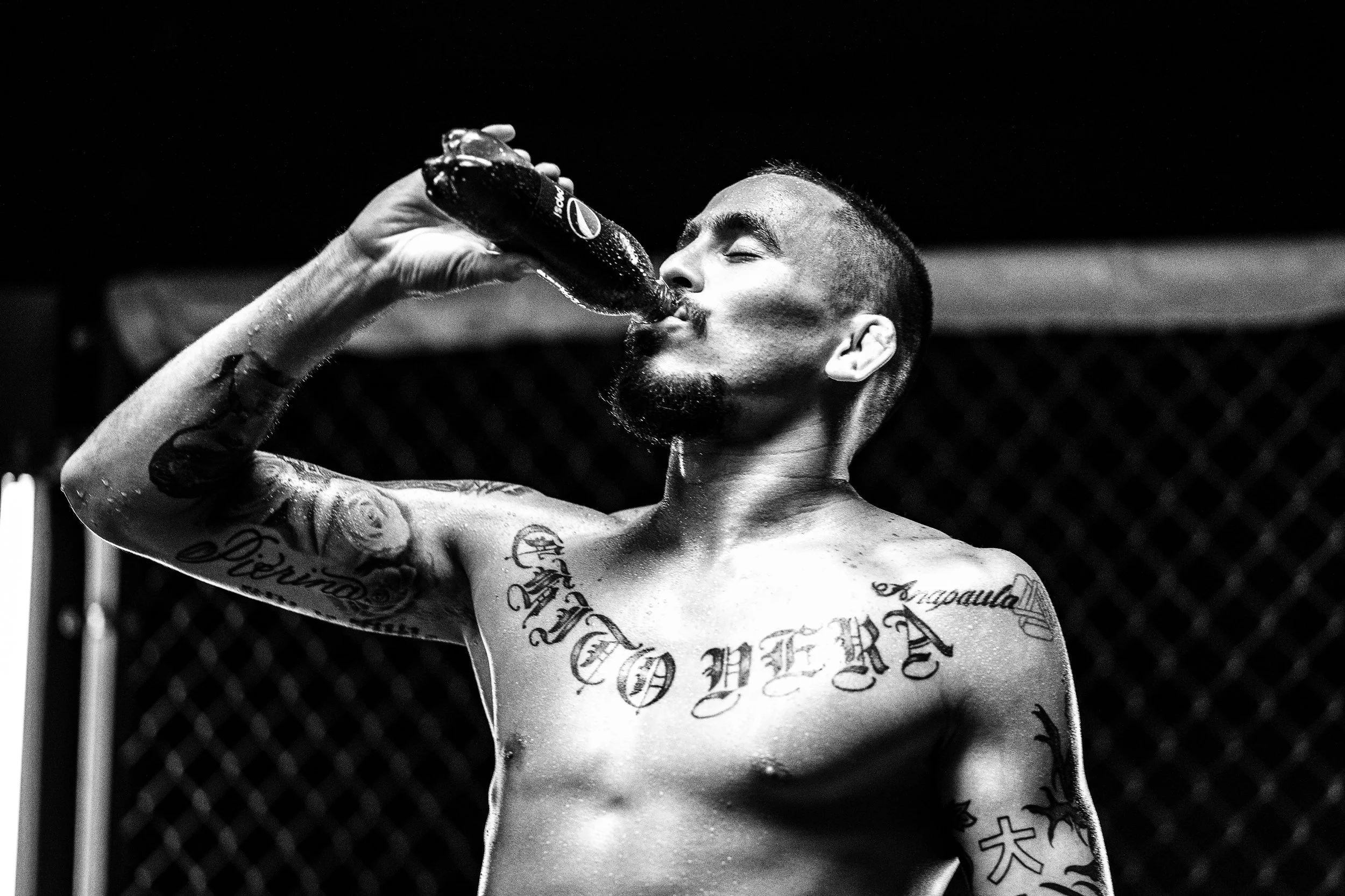Pepsi Black campaign with UFC fighter Chito Vera photographed by Diego Cadavid