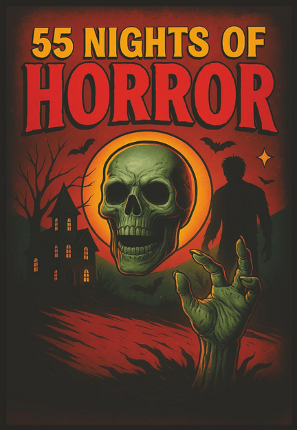 55 Nights of Horror – A Word Search Book That Creeps Up on You.