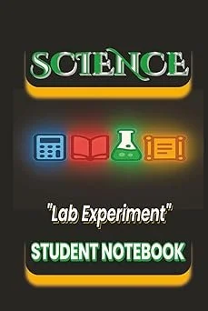 Science Lab Experiment student notebook for STEM class lab reports