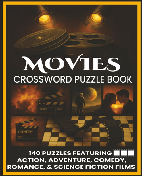 Movies Crossword Puzzle Book – Lights, Camera, Crossword