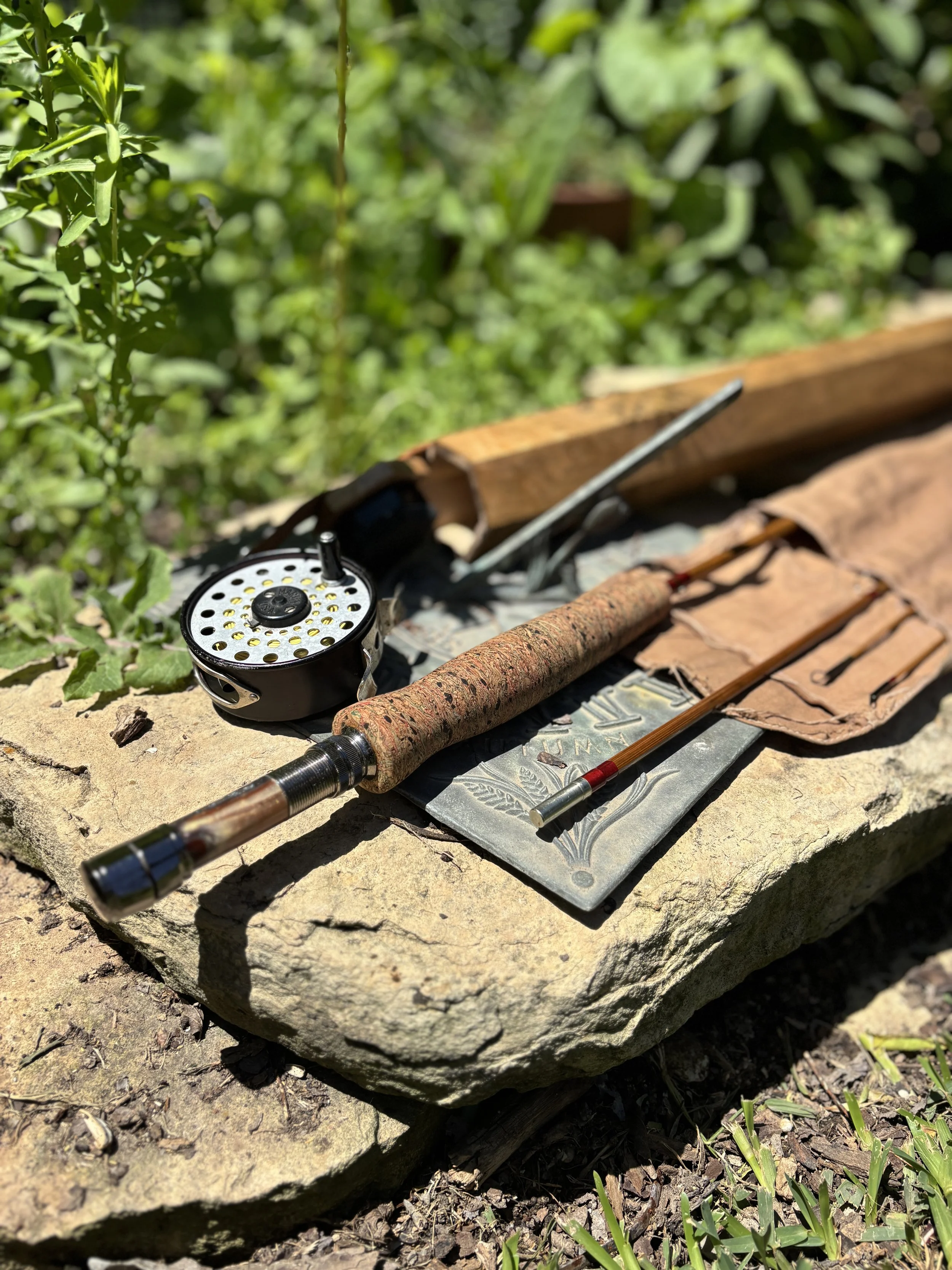 7’6” 4 Weight Bamboo Fly Rod — 3 Piece w/ two tips
