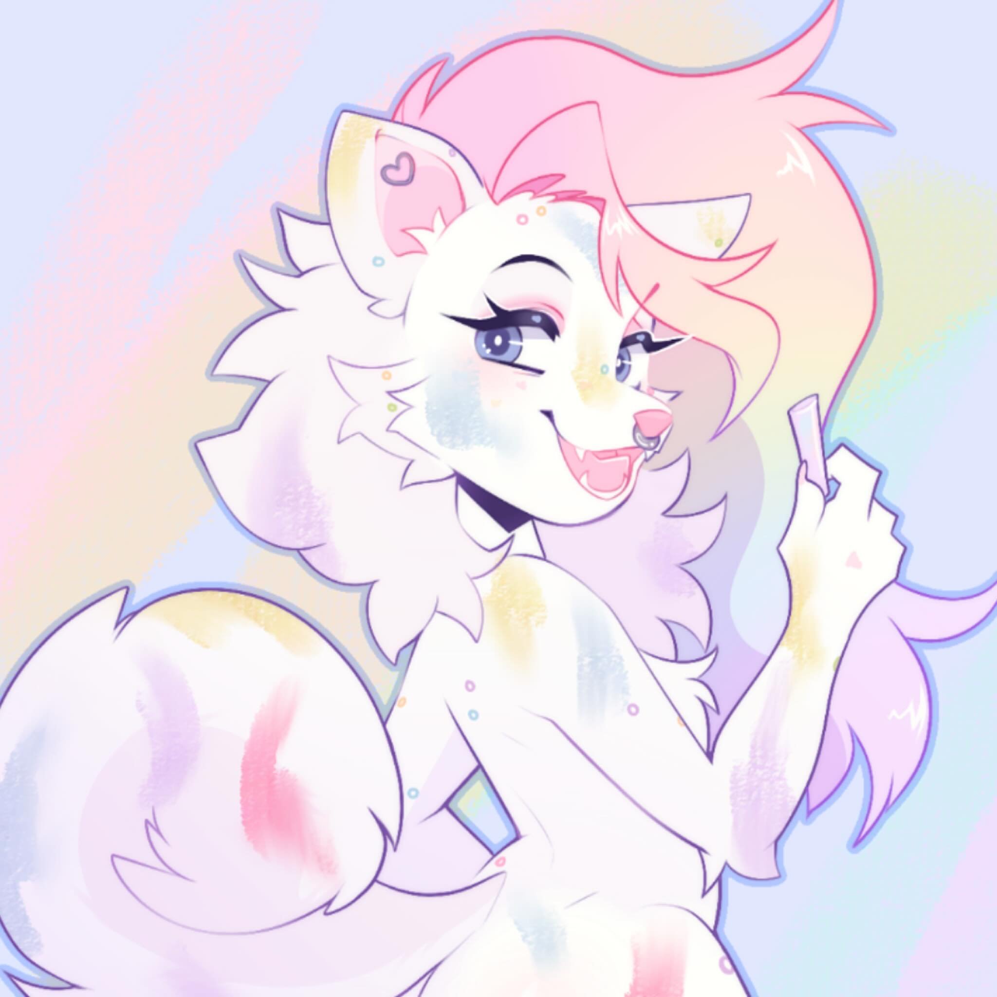 She rolled in sidewalk chalk