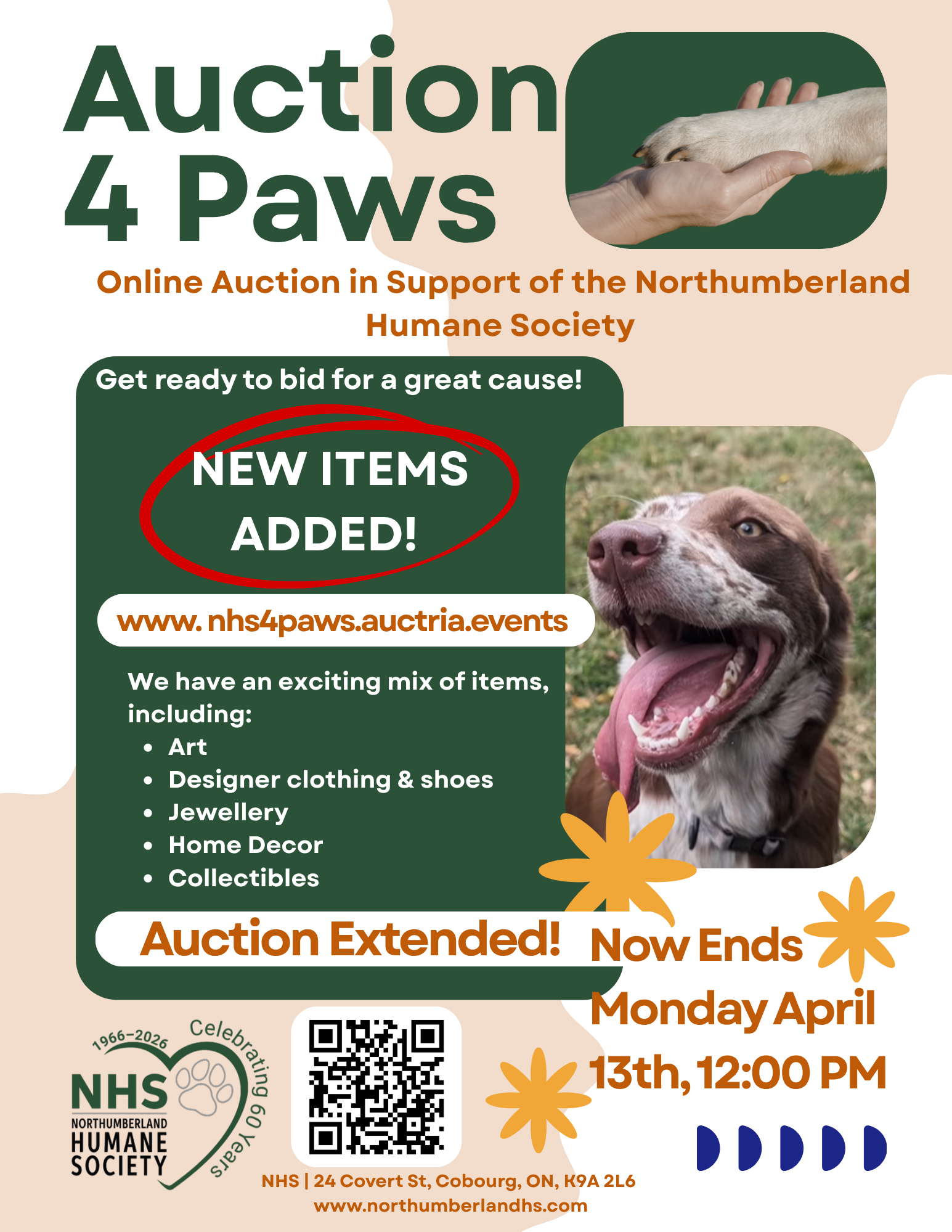 Auction 4 Paws CLOSES!